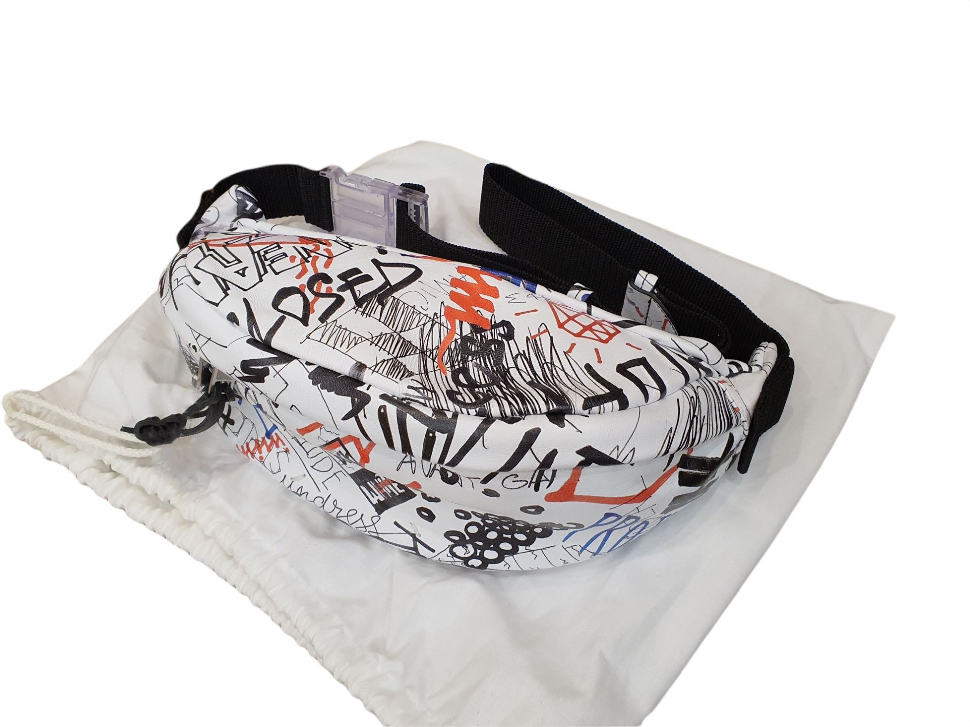 Maison Margiela NEW Leather Graffiti Bum Belt Bag | Grailed