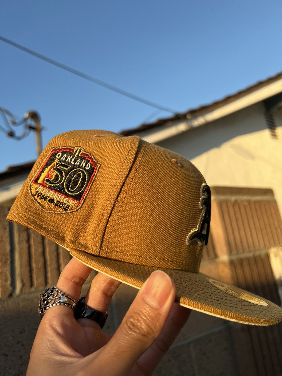 New Era New era x timberland exclusive Oakland 7 1/4 | Grailed