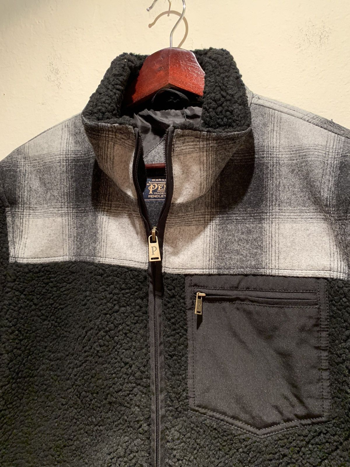 Designer × Pendleton *RARE* New Pendleton Plaid Wool Blend Fleece Jacket - S & M Size US S / EU 44-46 / 1 - 3 Thumbnail