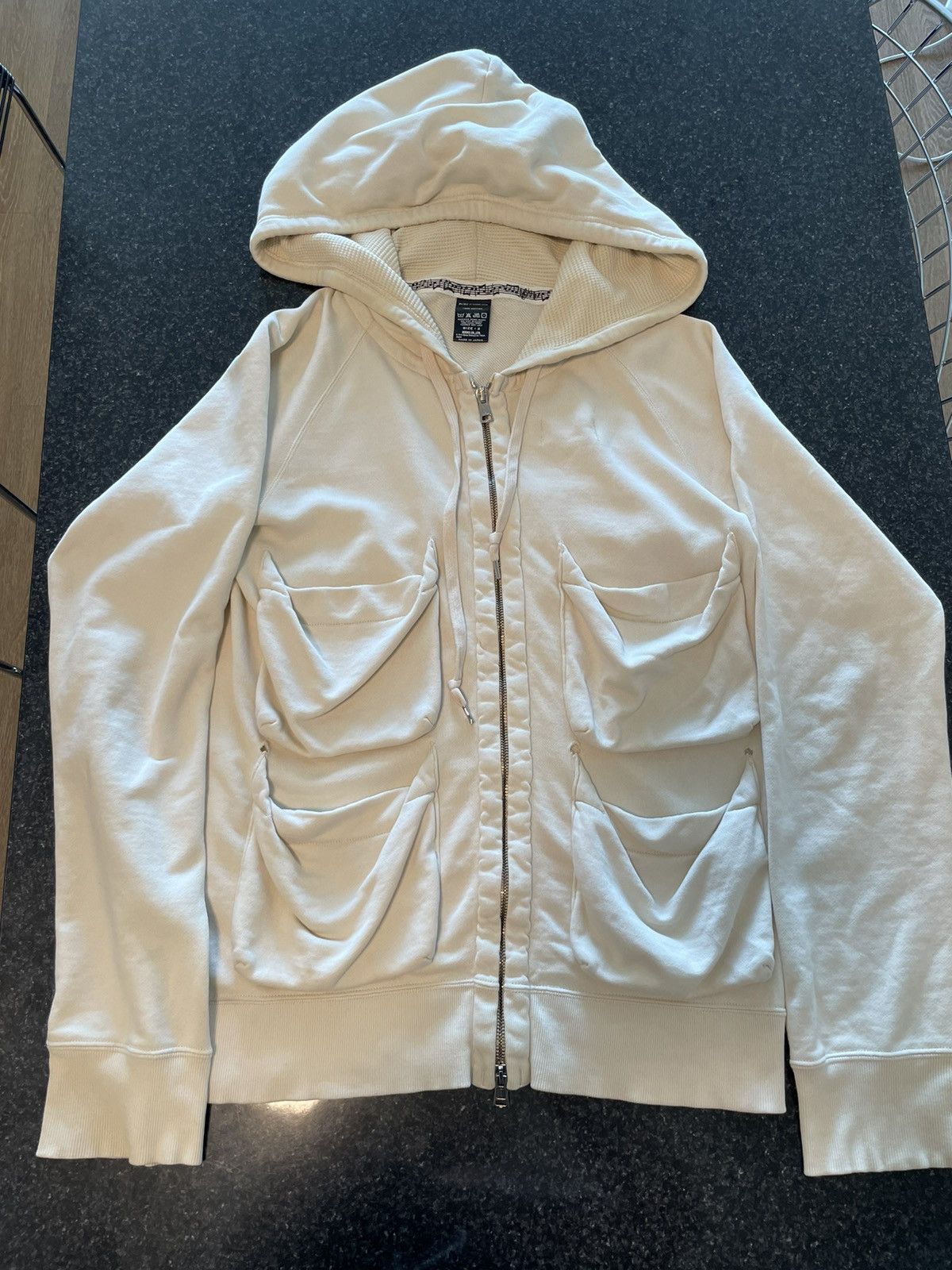 Number (N)ine Cargo Zip Hoodie Size US M / EU 48-50 / 2 - 1 Thumbnail