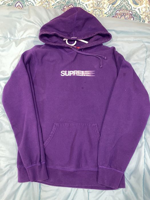 Supreme motion best sale logo purple