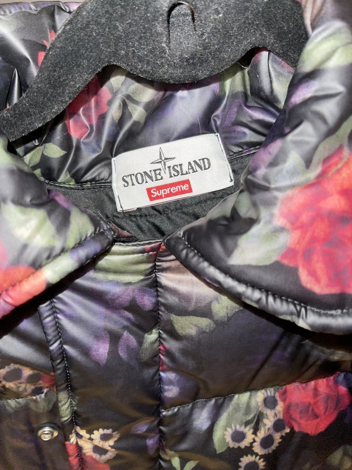 Stone Island Supreme Floral Lamy Cover Stampato Jacket