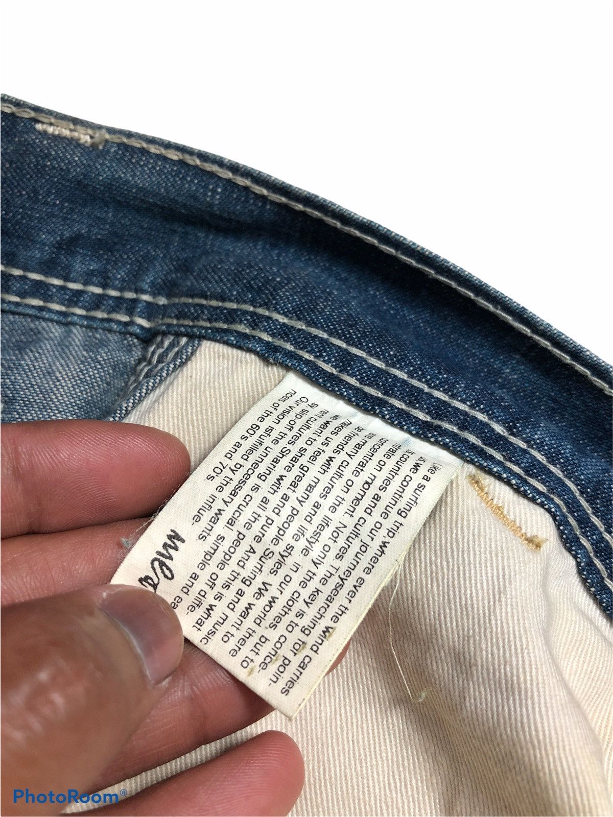 Hypebeast BAGGY⚡️⚡️MEAU CARPENTER DISTRESSED PATCHES DENIM Size US 31 - 7 Thumbnail