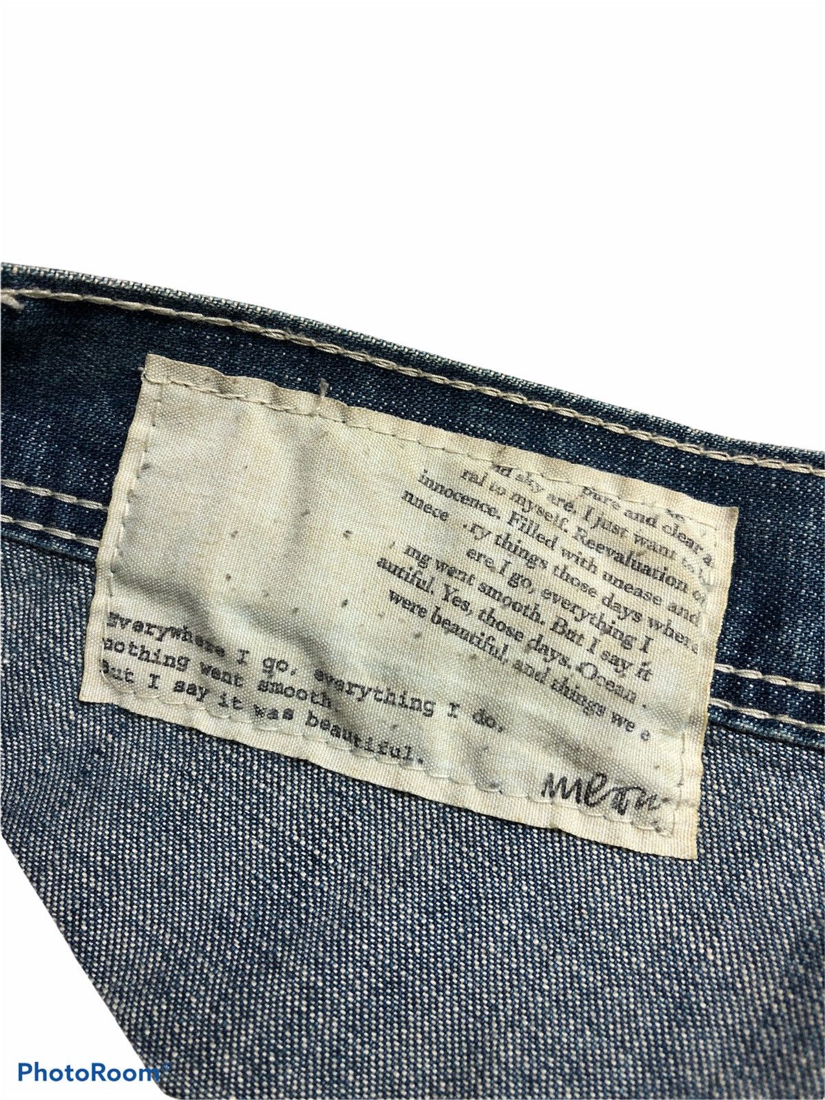 Hypebeast BAGGY⚡️⚡️MEAU CARPENTER DISTRESSED PATCHES DENIM Size US 31 - 6 Thumbnail