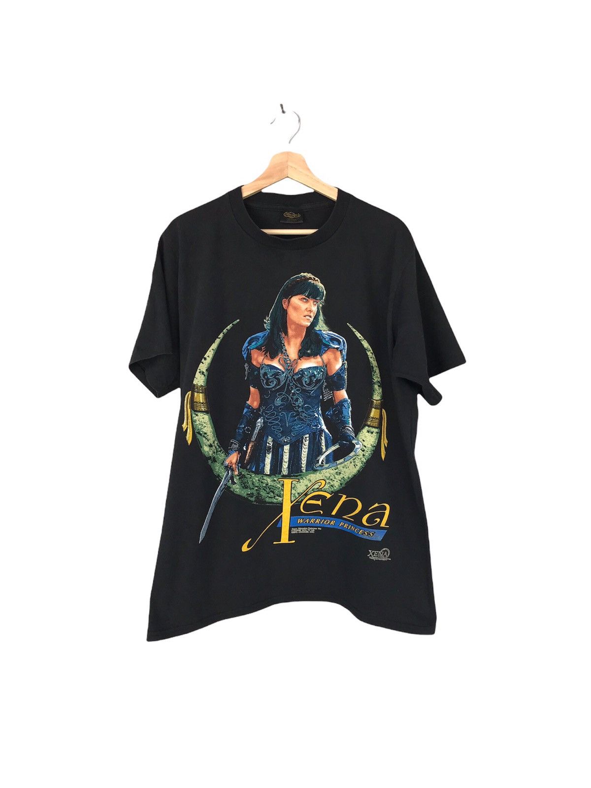 Xena Warrior Princess T-shirt Mens XL Black 1996 Single Stitch Changes 2024 Tag NOS