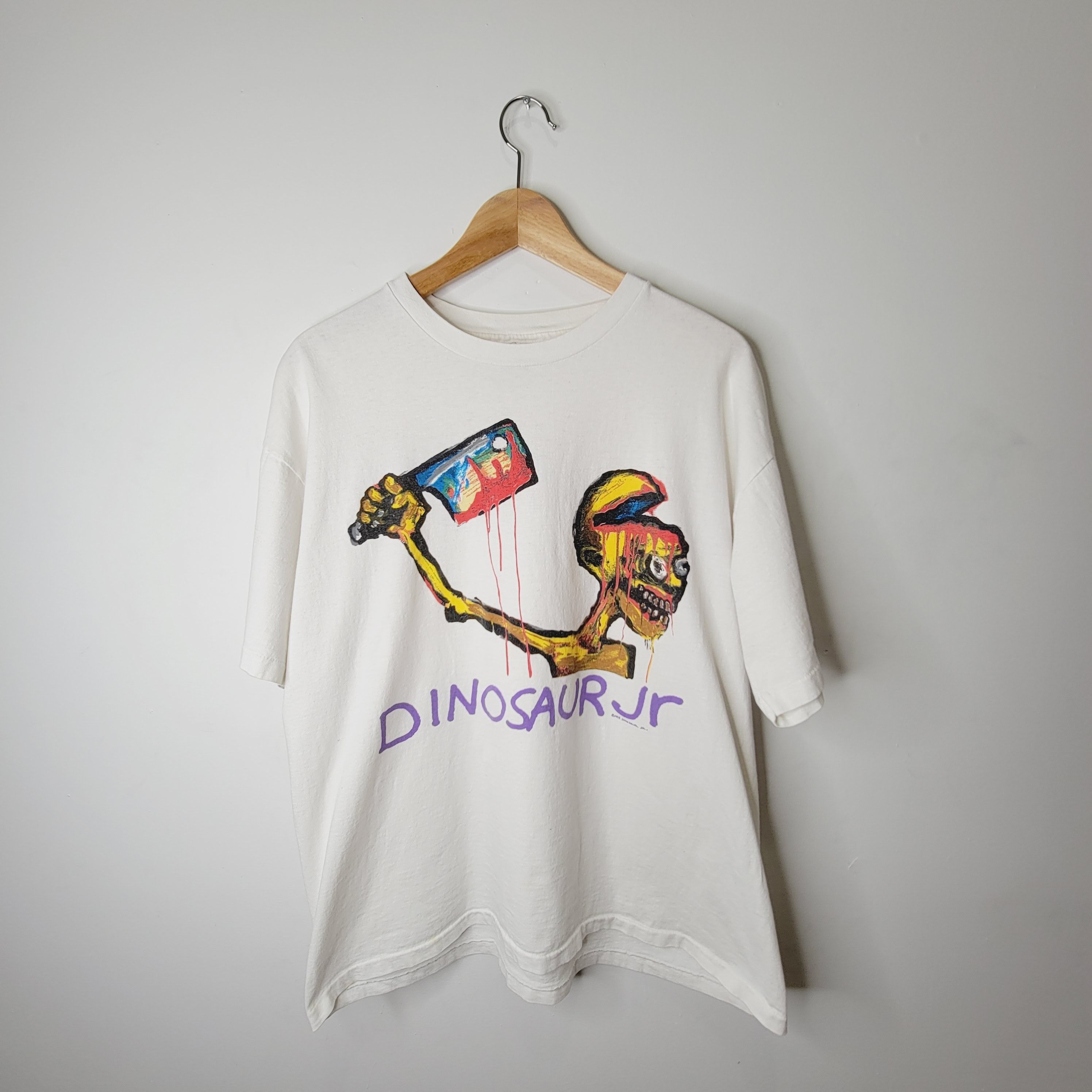 Rare 1993 Dinosaur Jr Start Choppin Song T-Shirt Double