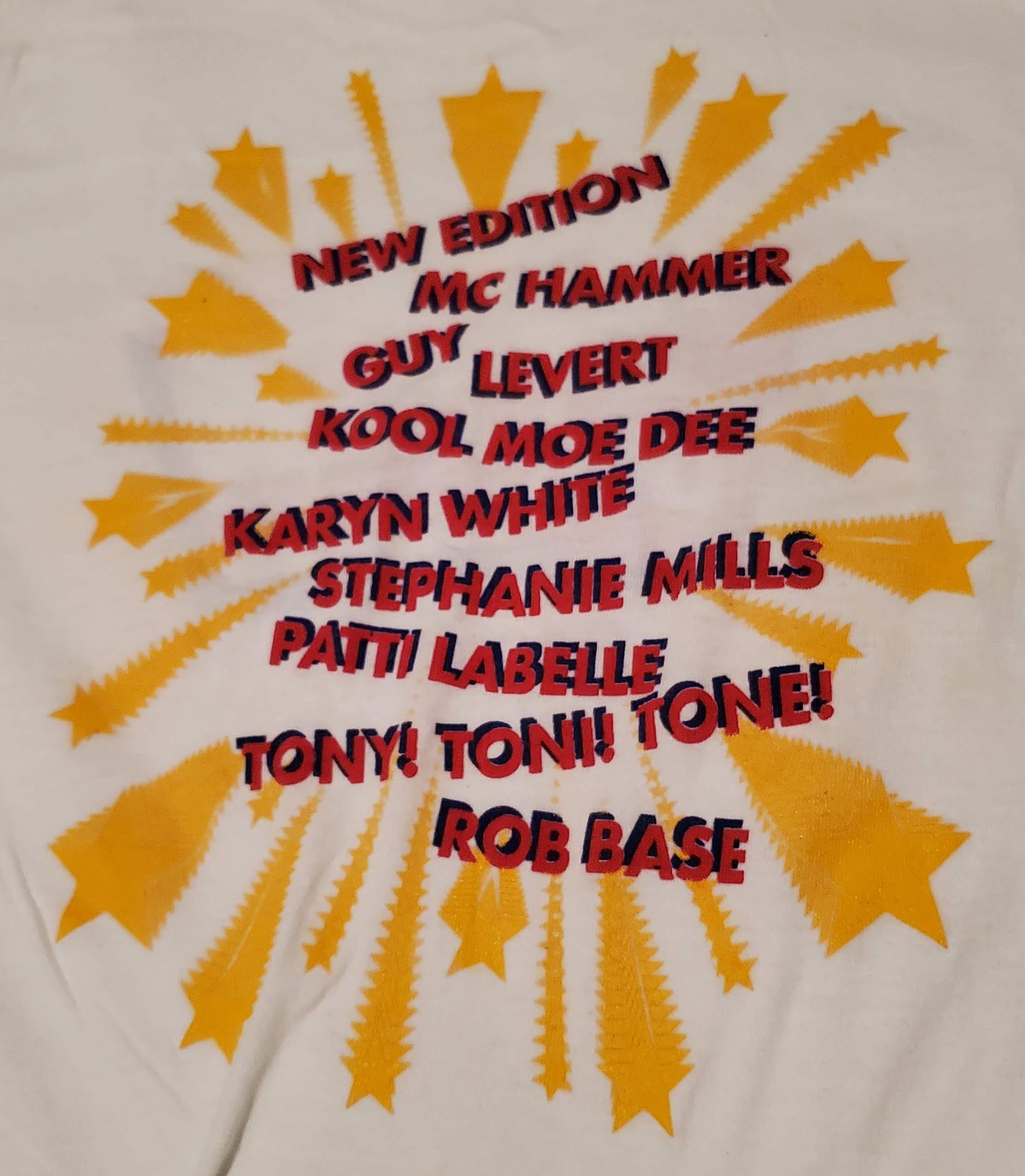 Band Tees × Vintage Budweiser Presents 1989 MC Hammer New Edition Kool Moe Dee Size US L / EU 52-54 / 3 - 3 Thumbnail