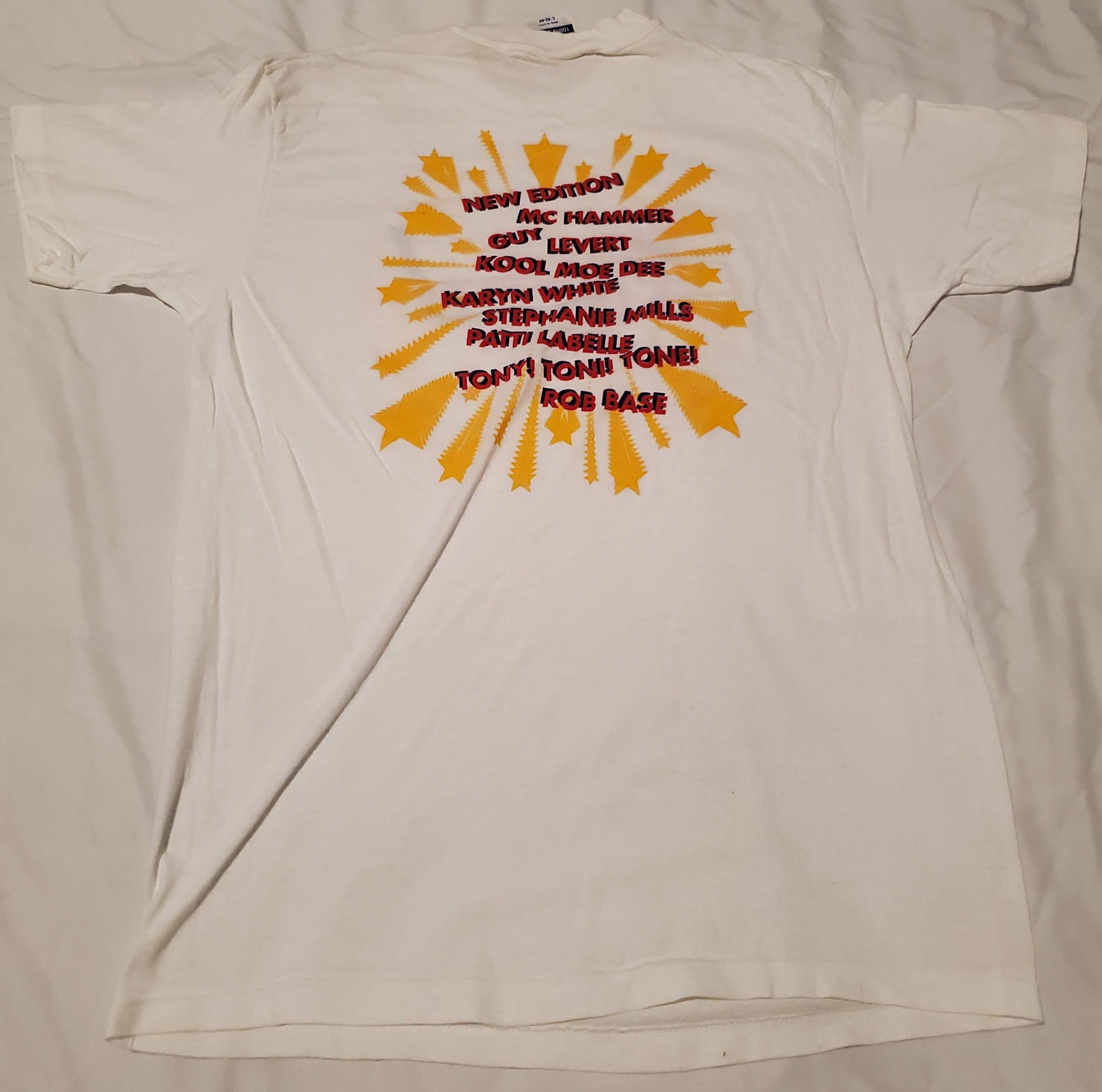 Band Tees × Vintage Budweiser Presents 1989 MC Hammer New Edition Kool Moe Dee Size US L / EU 52-54 / 3 - 2 Thumbnail