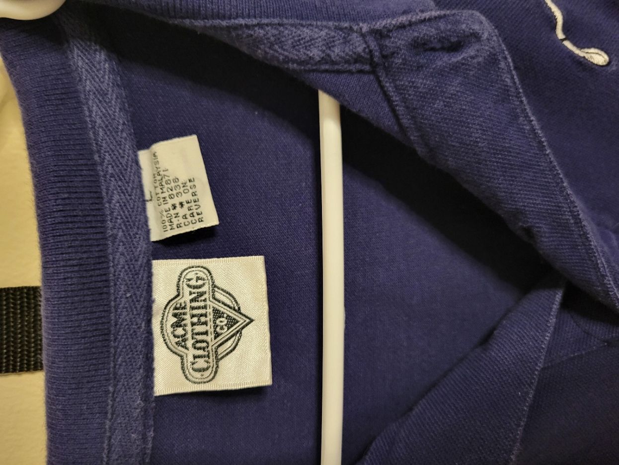 Acme Clothing Vintage Taz Polo Shirt Size US L / EU 52-54 / 3 - 3 Thumbnail