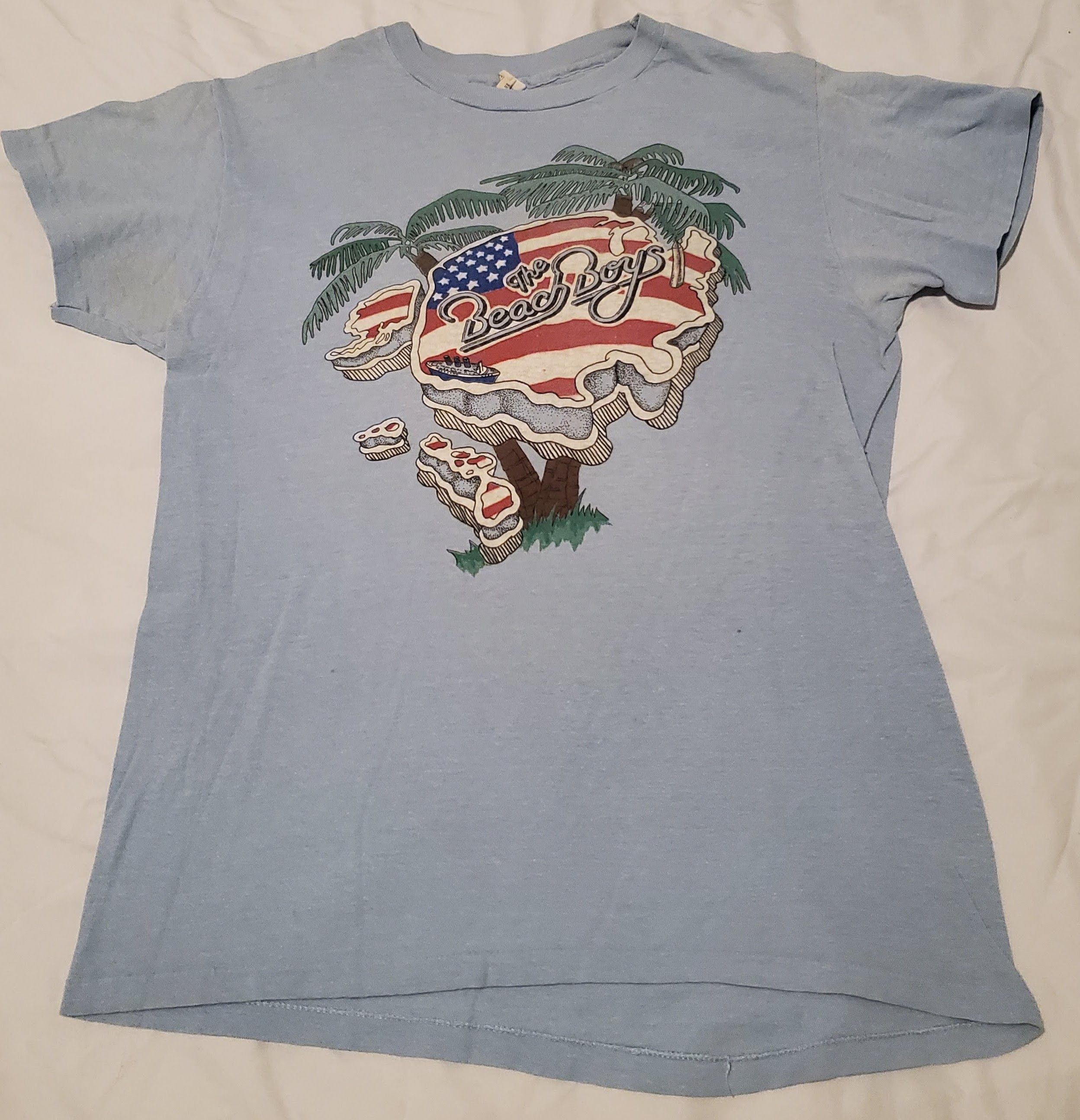 Band Tees × Vintage Beach Boys US Tour 1982 Size US M / EU 48-50 / 2 - 1 Thumbnail