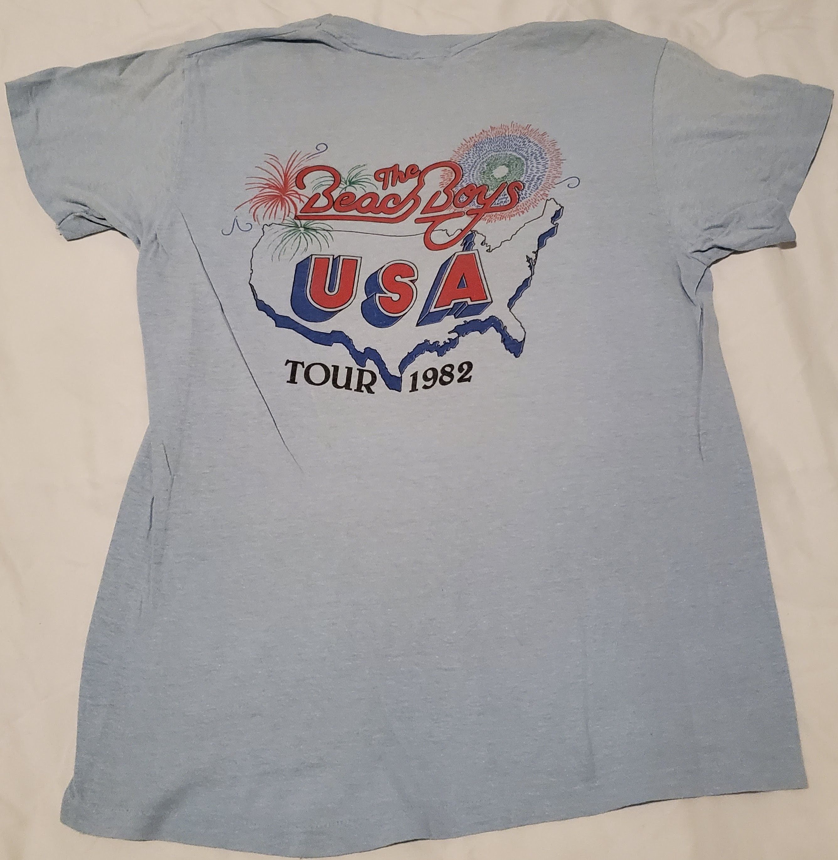Band Tees × Vintage Beach Boys US Tour 1982 Size US M / EU 48-50 / 2 - 3 Thumbnail