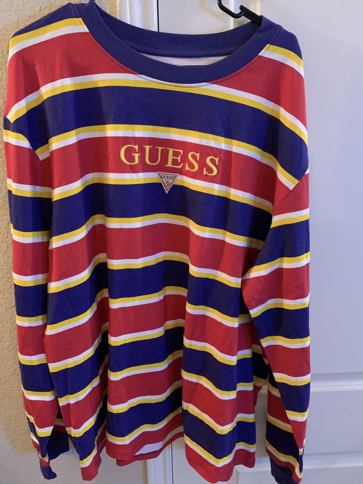 Guess Guess Kenmore striped longsleeve tee Grailed