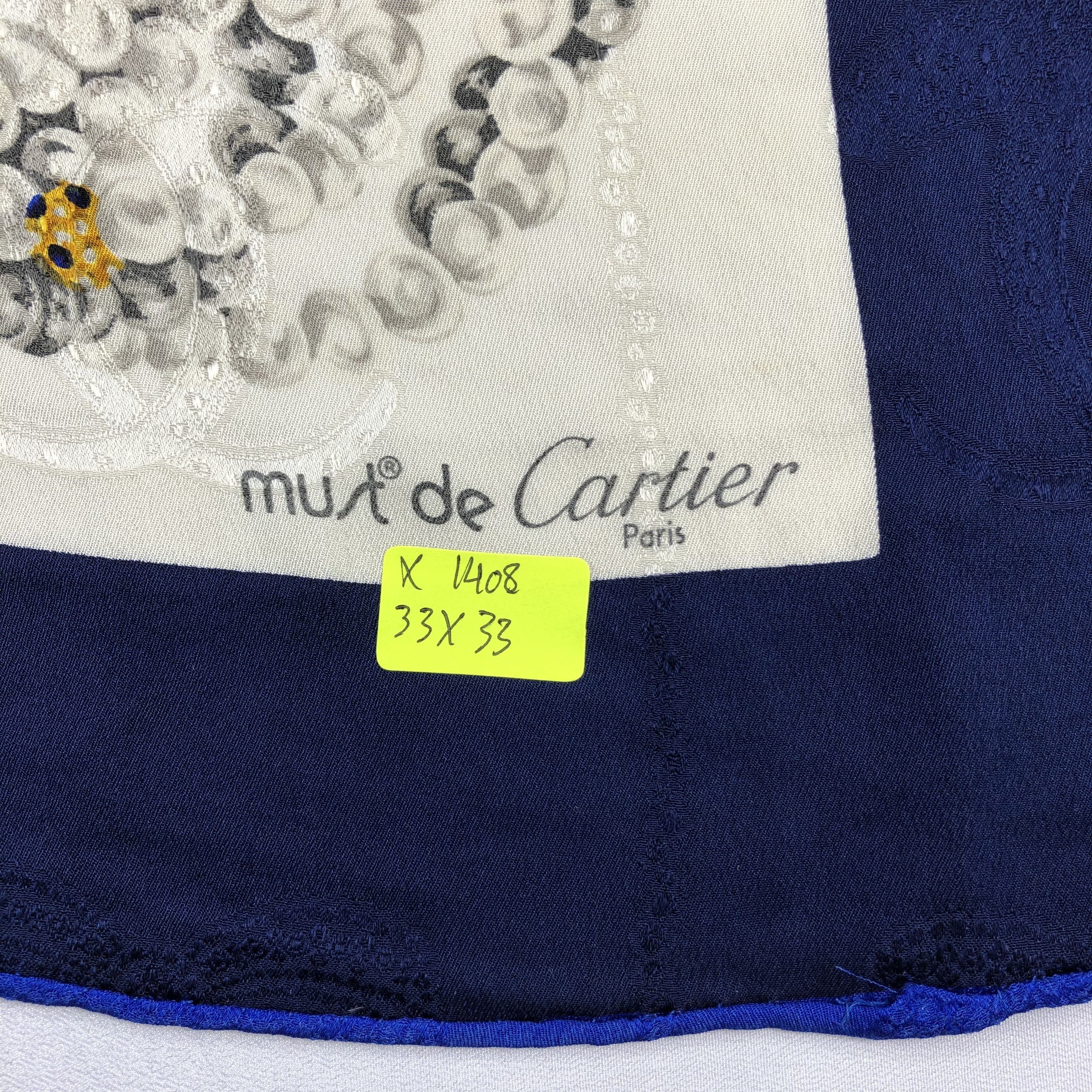 Vintage Cartier Silk Scarf