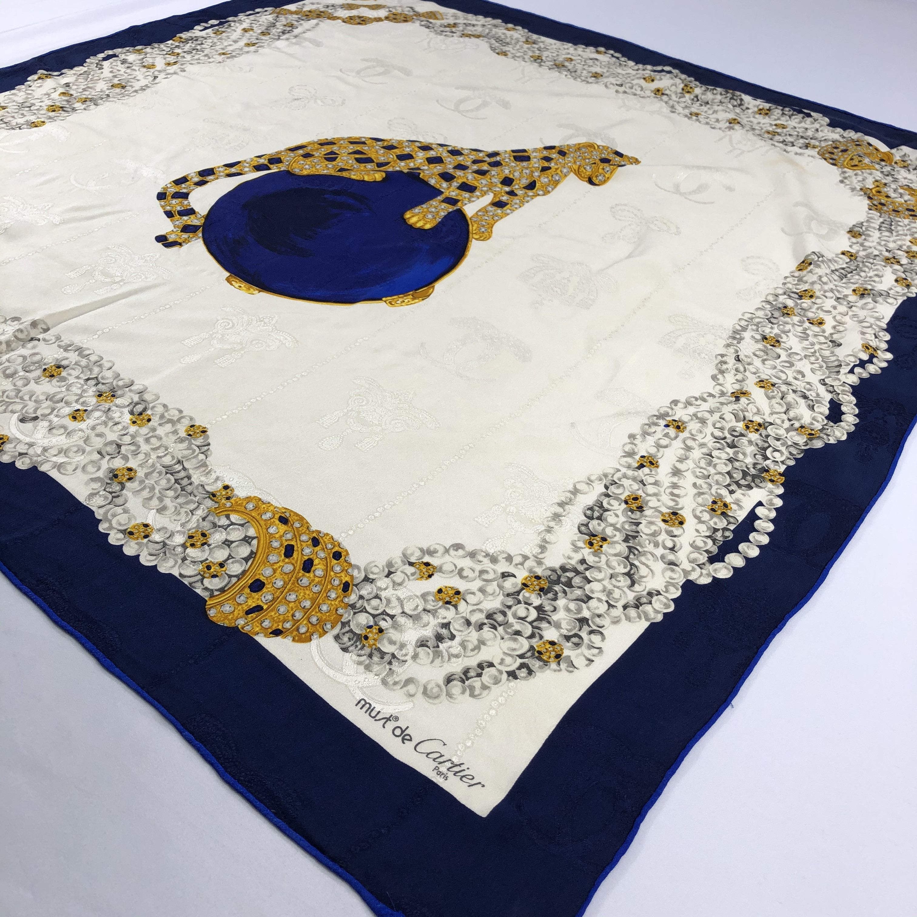 Vintage Cartier Silk Scarf