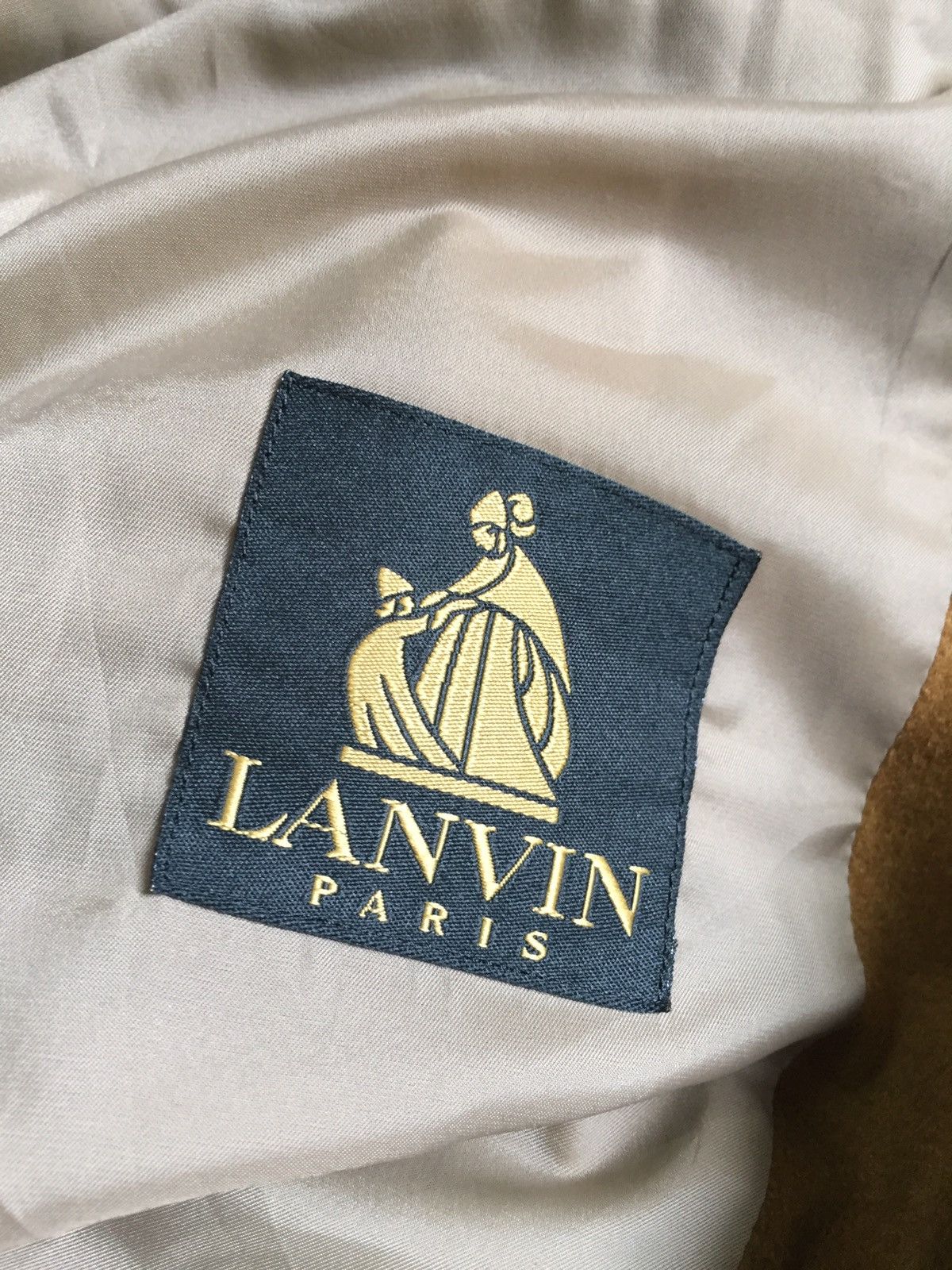 Lanvin SICK🔥90s Lanvin Gold Button Gold Blazer Coat Size US L / EU 52-54 / 3 - 5 Thumbnail