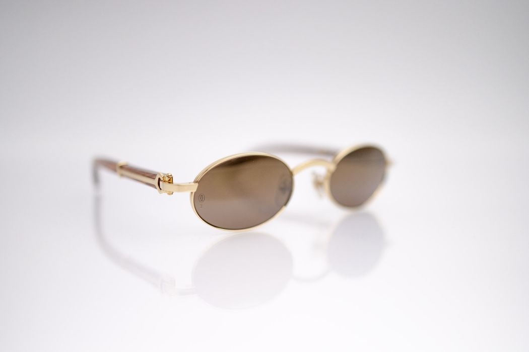 Cartier Cartier Sicier Gold 135b Original Cartier Lenses Grailed