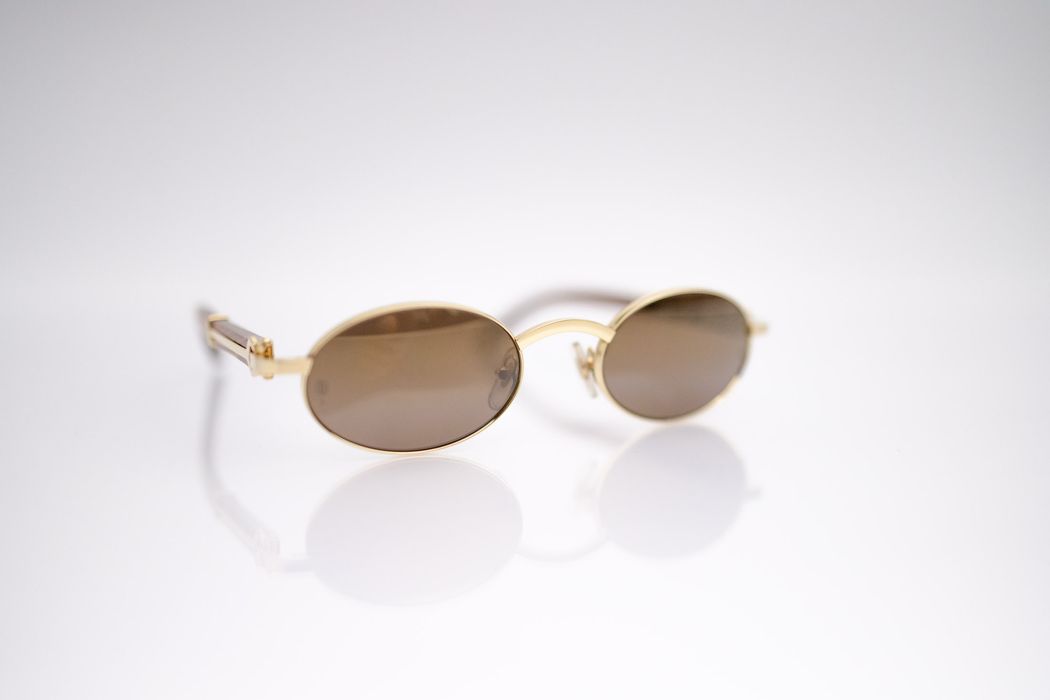 Cartier Cartier Sicier Gold 135b Original Cartier Lenses Grailed