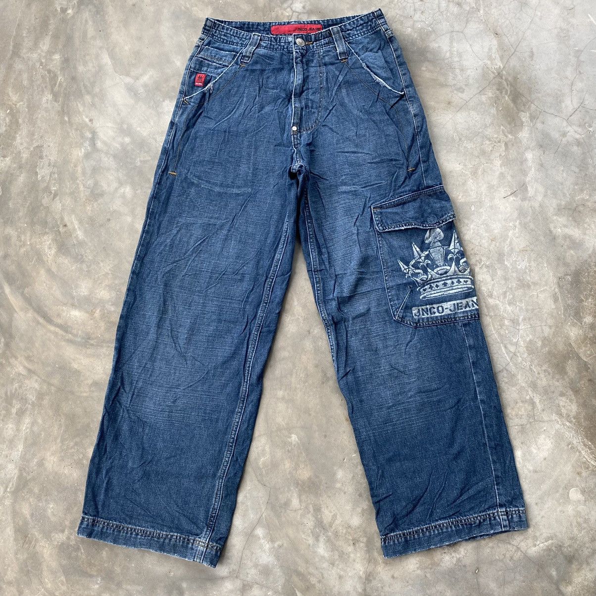 Japanese Brand Jnco jeans multiple pocket baggy pants | Grailed