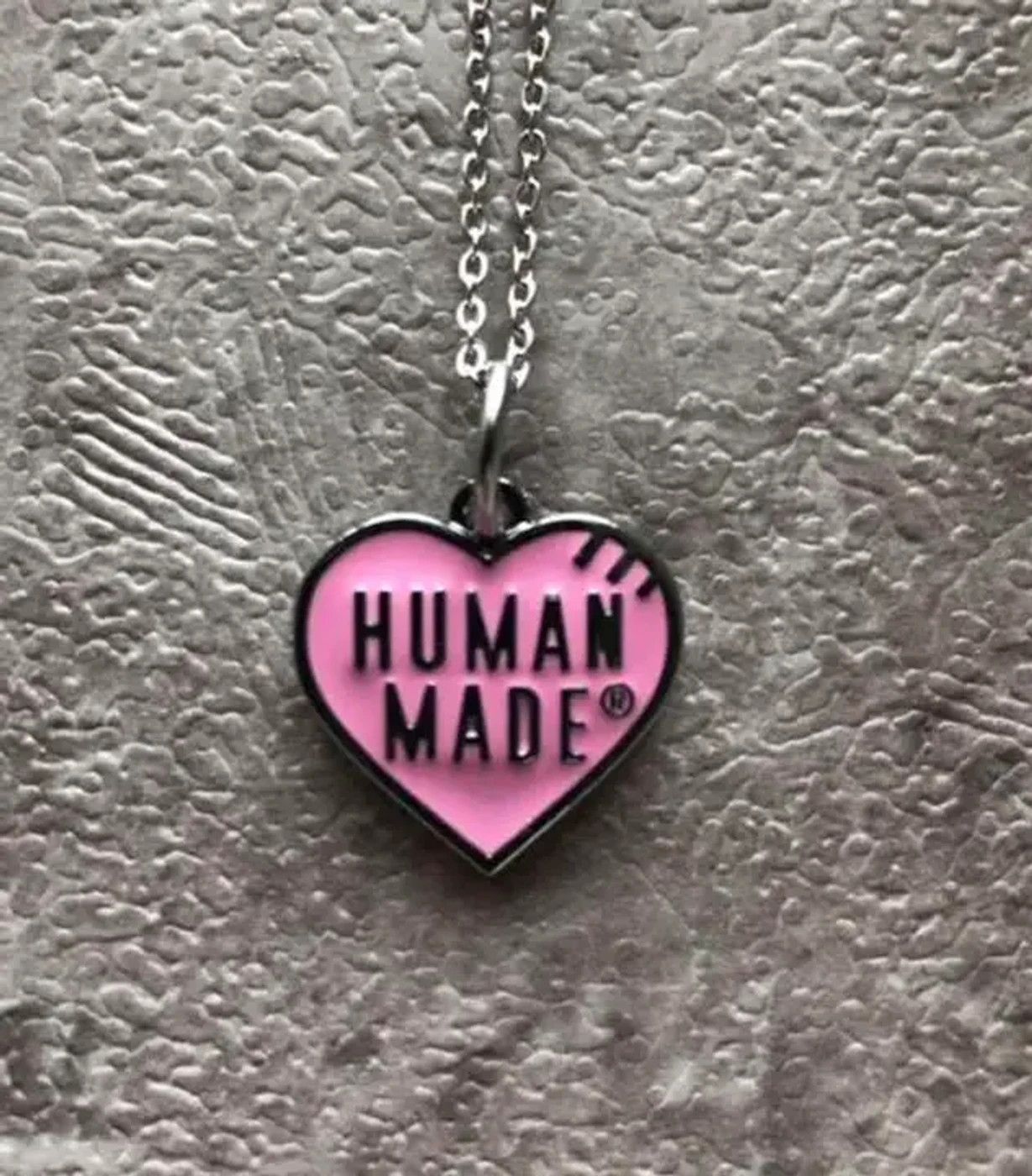 HUMAN MADE HEART NECKLACE PINK Human Made HUMAN MADE Heart Pendant