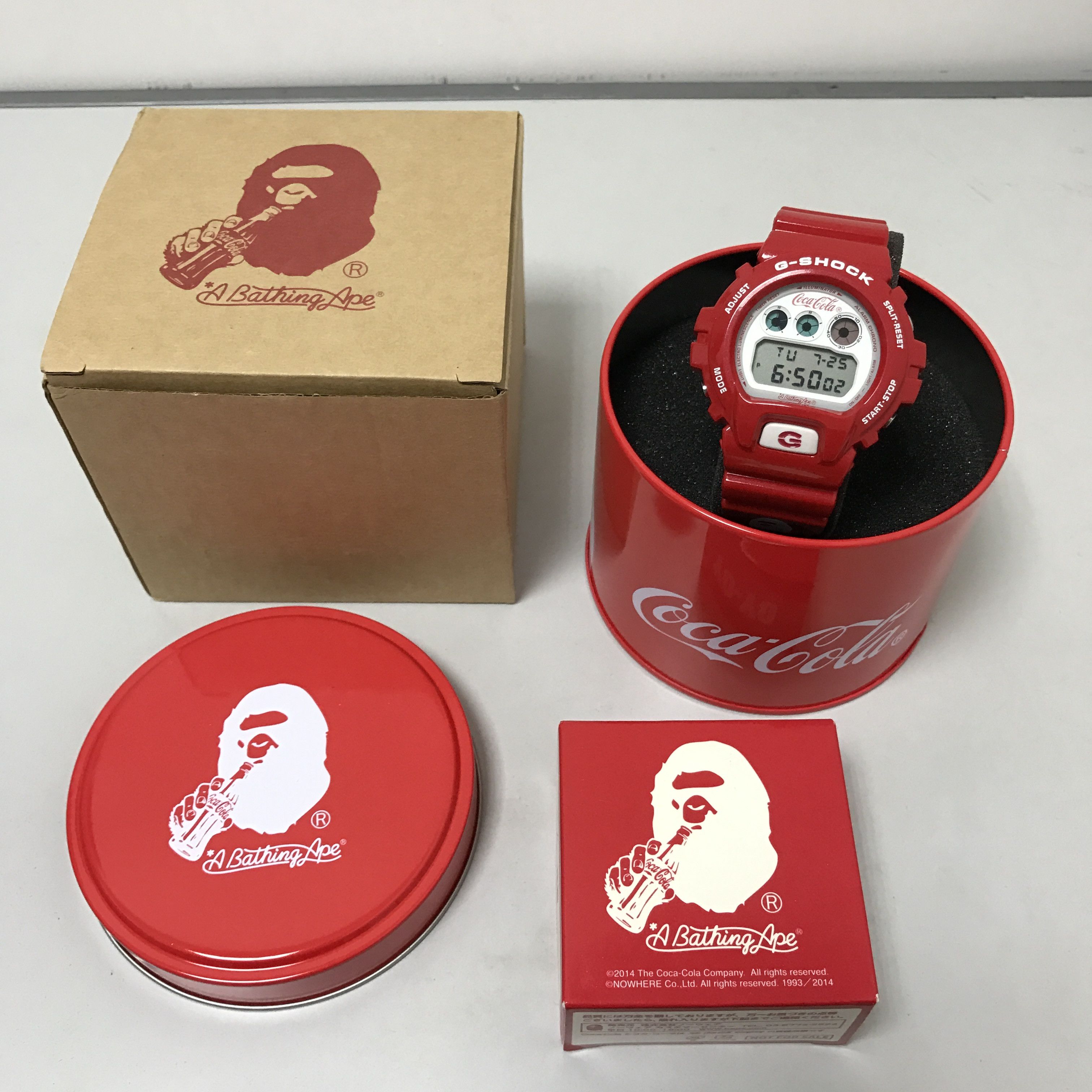 メンズG-SHOCK A BATHING APE×COCA-COLA