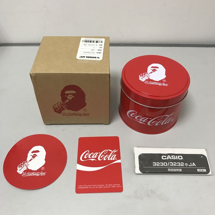 Bape Casio G Shock x BAPE x Coca Cola Japan DW-6900 1000pcs