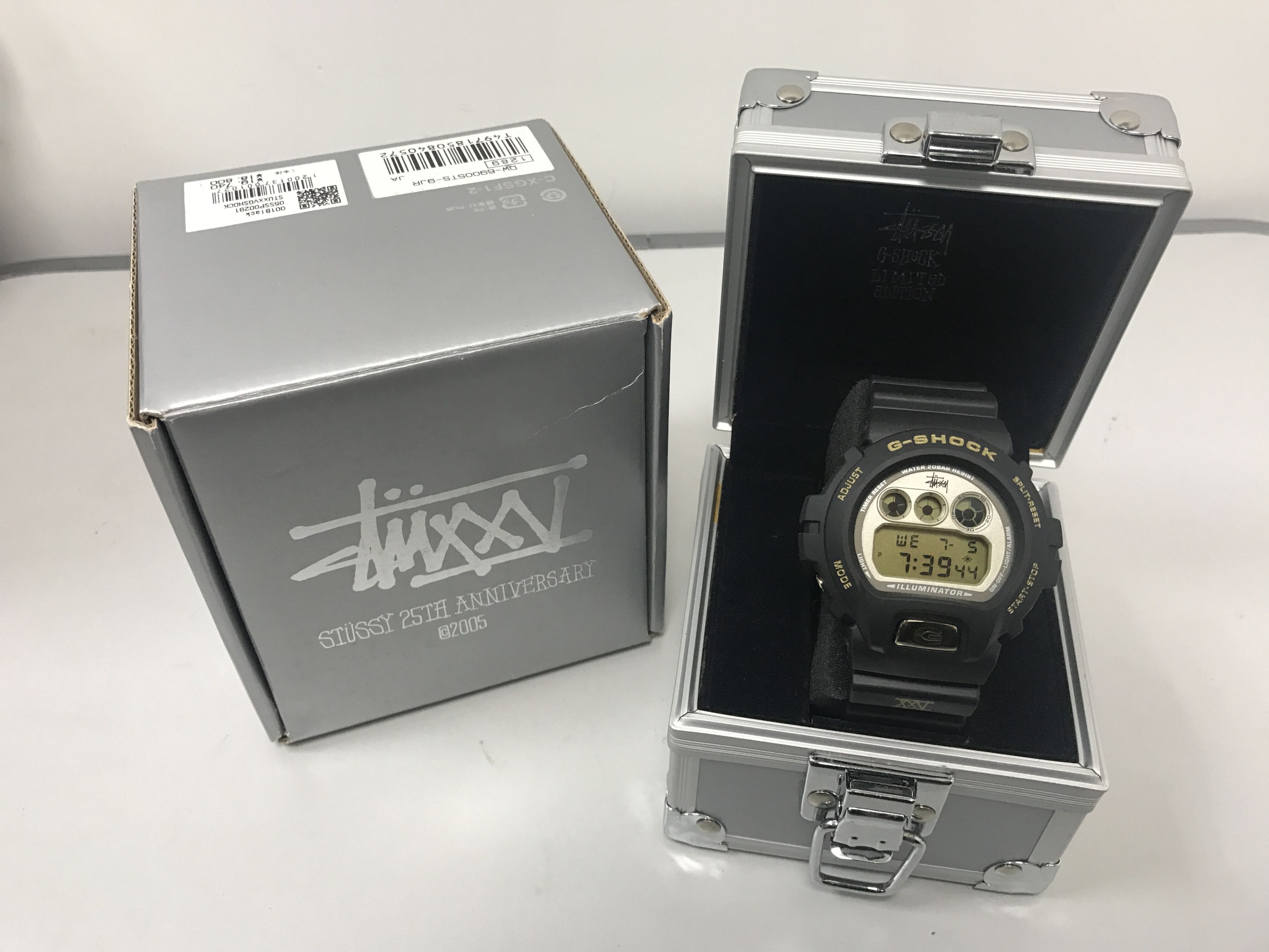 非常に良い CASIO G-SHOCK STUSSY 25th DW-6900STS-9JR - 時計