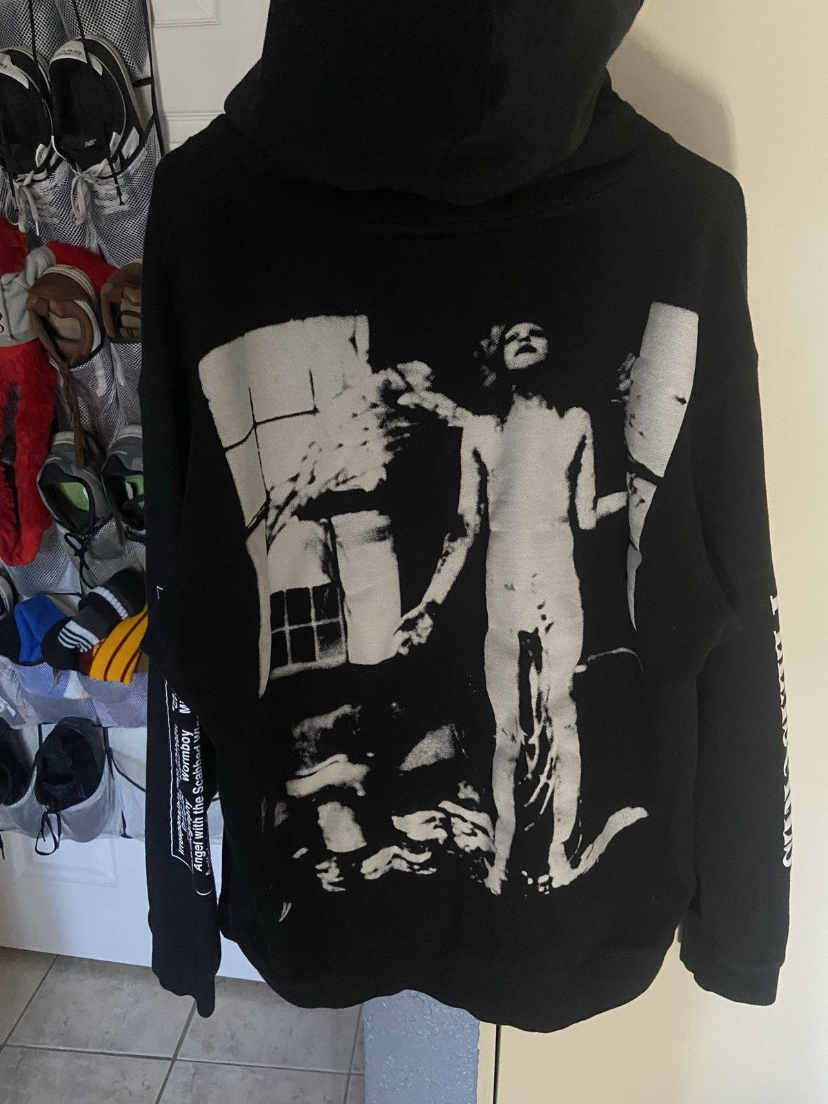 Pleasures Marilyn Manson x Pleasures Collab Hoodie Grailed