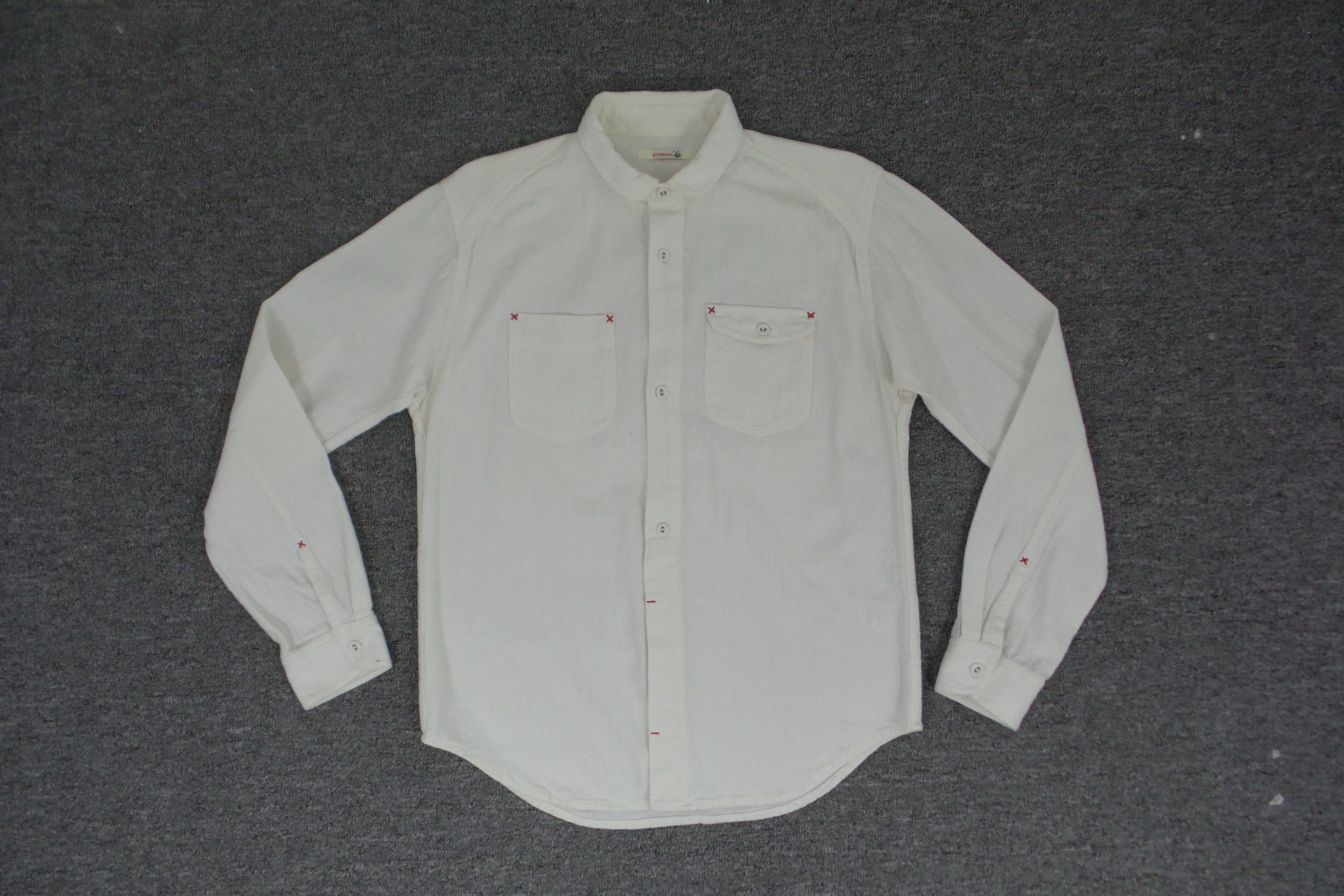 Eternal × Japanese Brand Eternal Double Pockets Long Sleeves Shirts Size US L / EU 52-54 / 3 - 1 Thumbnail