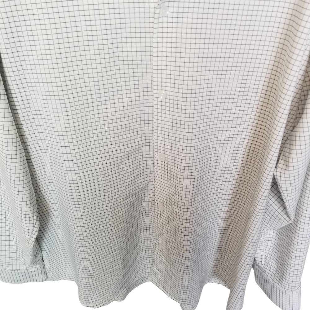 Mizzen+Main Mizzen+Main Mens XXL White Checkered Dress Shirt Size US XXL / EU 58 / 5 - 3 Thumbnail