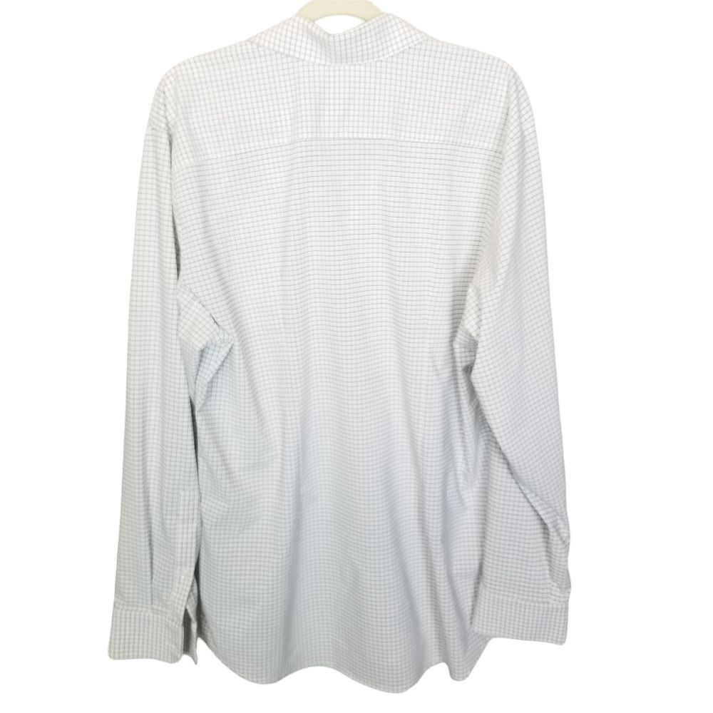 Mizzen+Main Mizzen+Main Mens XXL White Checkered Dress Shirt Size US XXL / EU 58 / 5 - 8 Preview