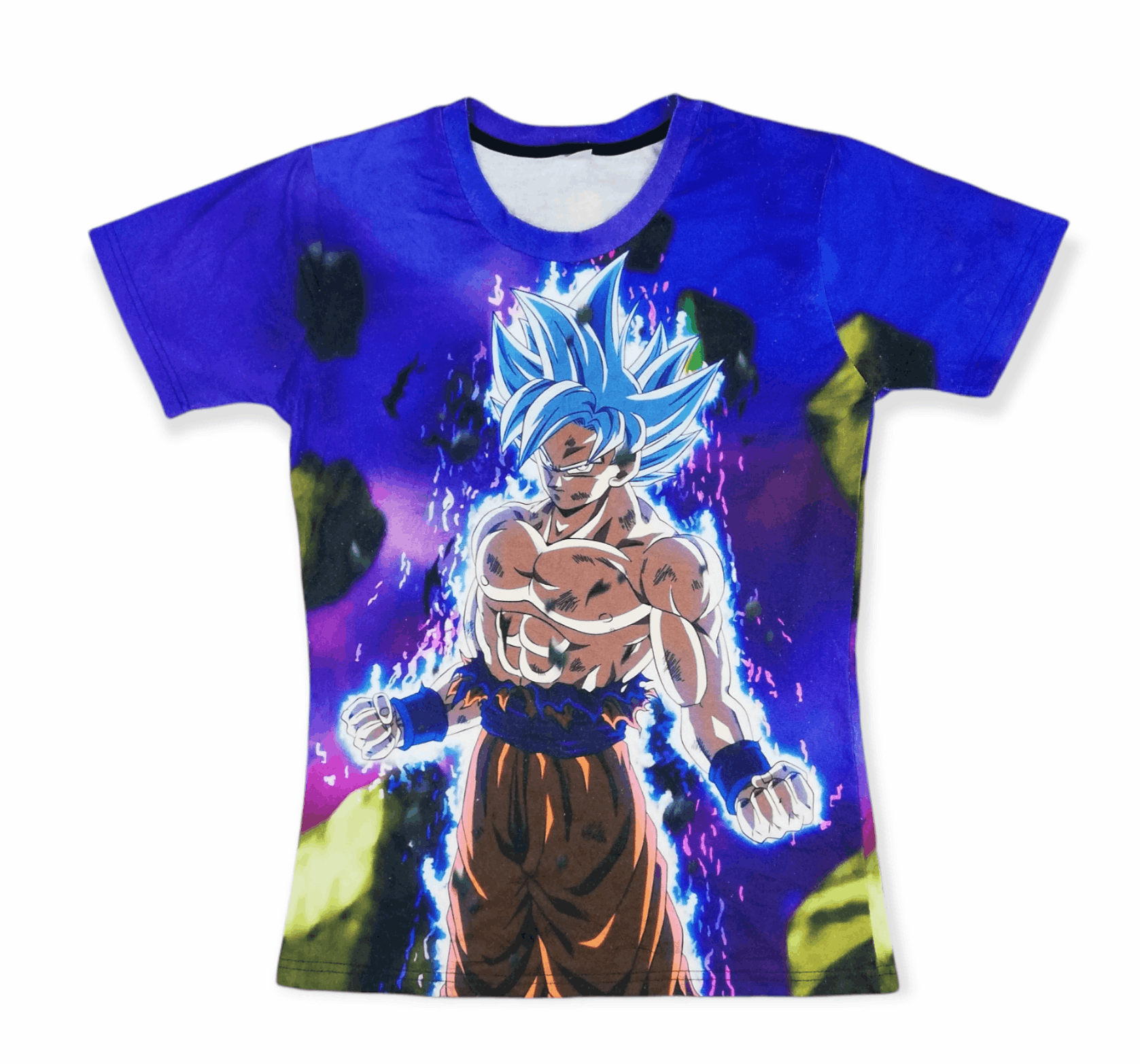 Anime × Cartoon Network × Japanese Brand Dragon Ball Z son Goku Over Printed Front and Back Tee Size US M / EU 48-50 / 2 - 1 Thumbnail