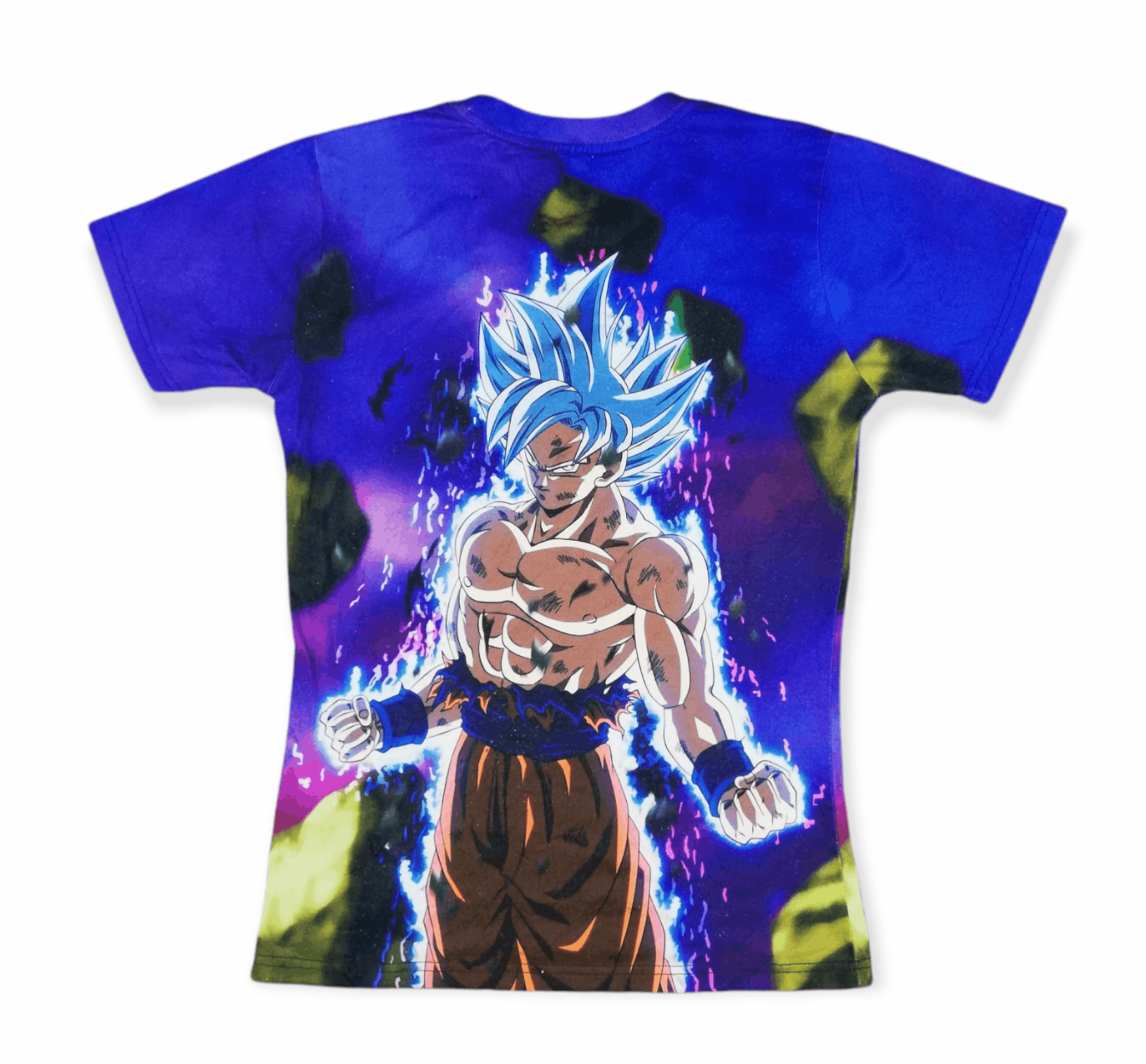 Anime × Cartoon Network × Japanese Brand Dragon Ball Z son Goku Over Printed Front and Back Tee Size US M / EU 48-50 / 2 - 3 Thumbnail