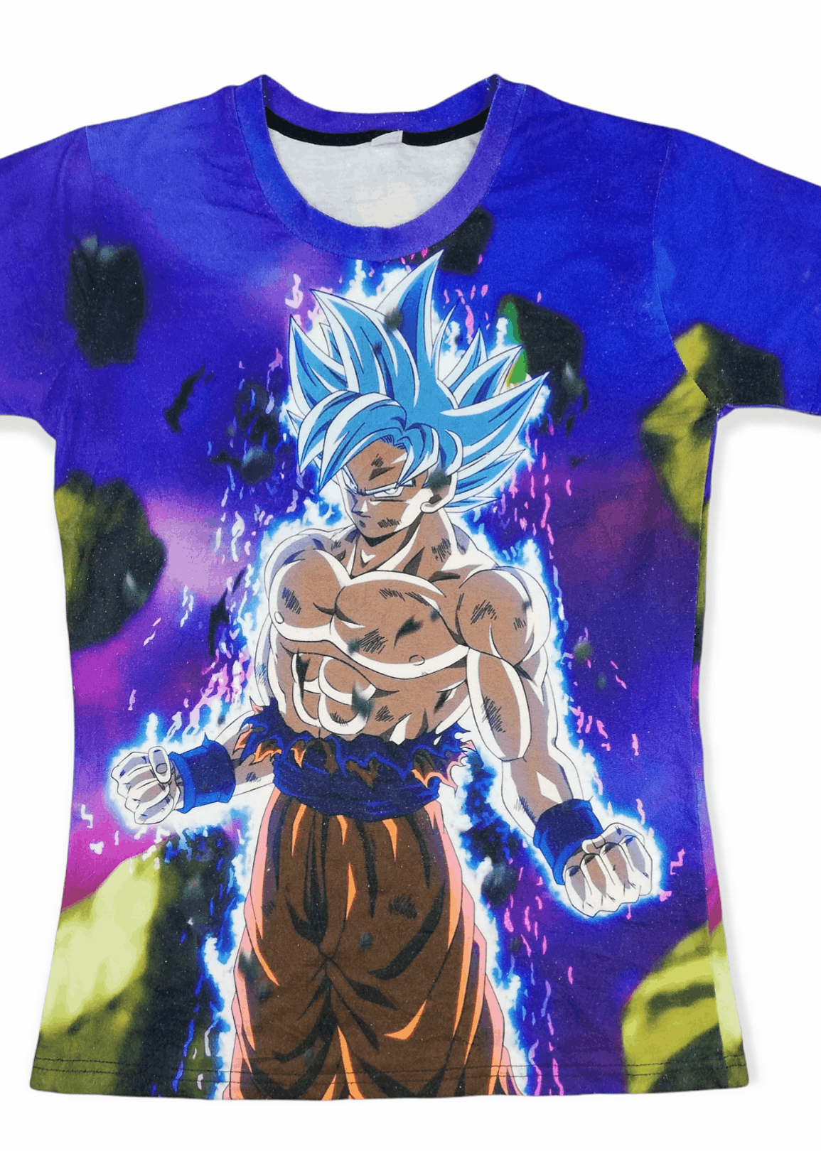 Anime × Cartoon Network × Japanese Brand Dragon Ball Z son Goku Over Printed Front and Back Tee Size US M / EU 48-50 / 2 - 2 Thumbnail