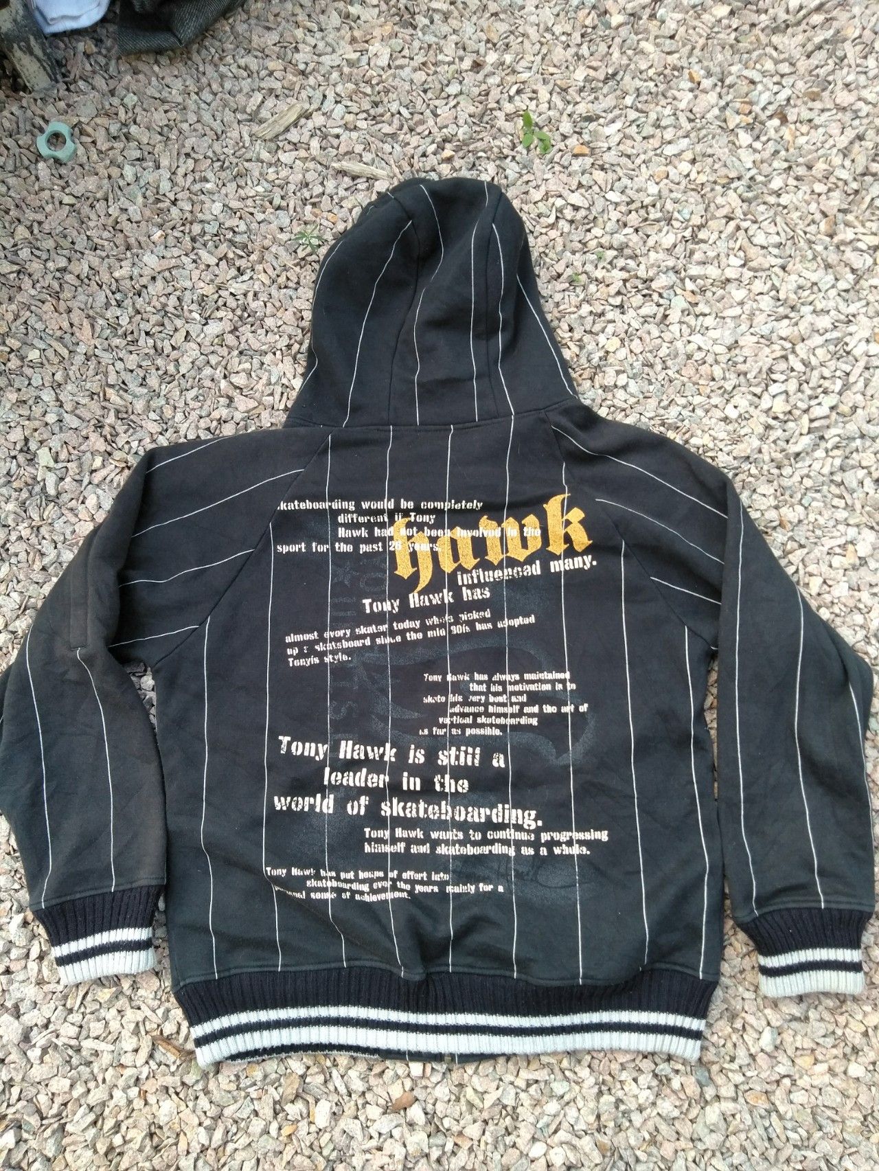 Tony Hawk Y2K 2000s MILLENIUM HAWK SKATEBOARDING VARSITY JACKETS Size US L / EU 52-54 / 3 - 2 Thumbnail