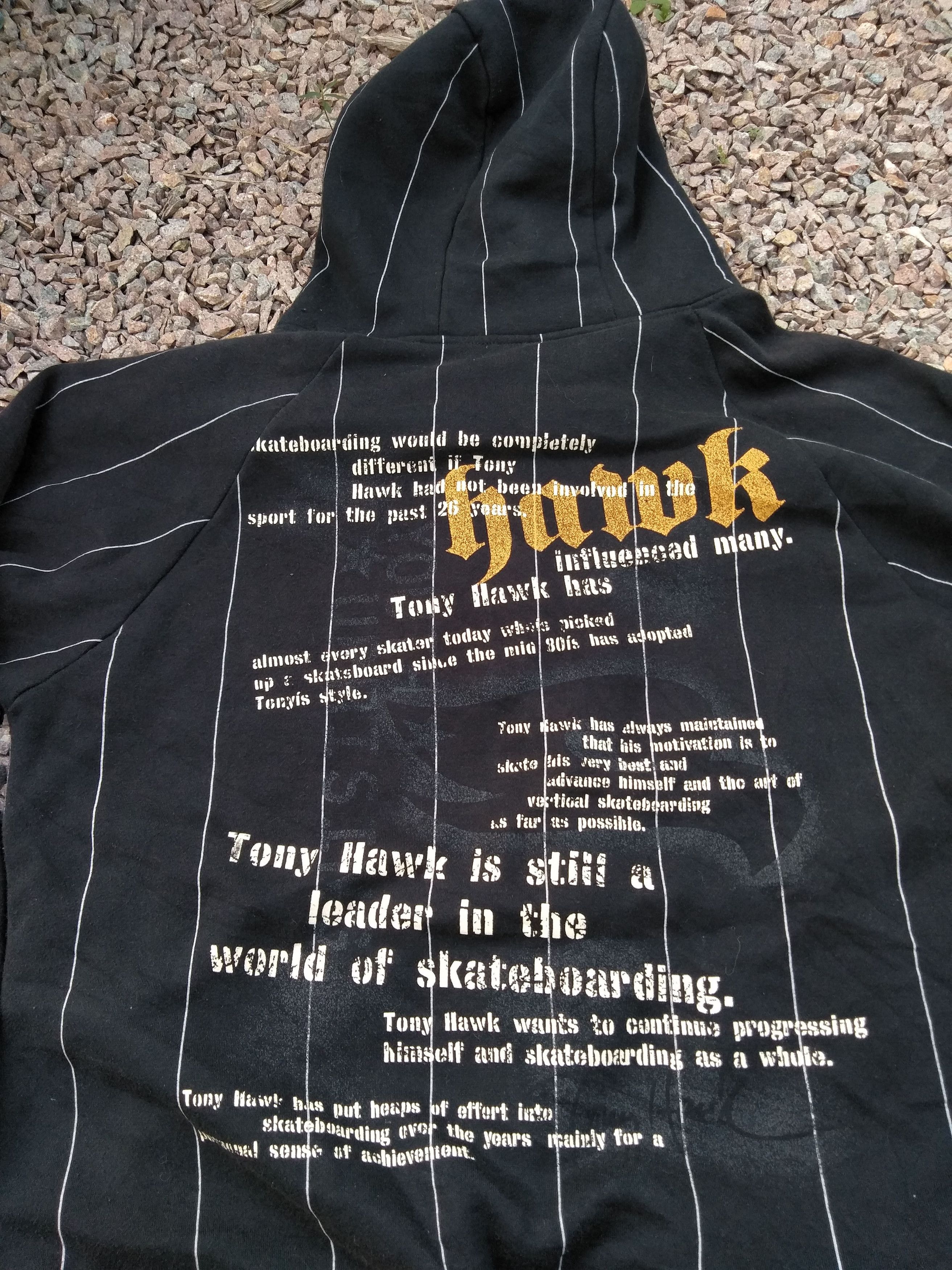 Tony Hawk Y2K 2000s MILLENIUM HAWK SKATEBOARDING VARSITY JACKETS Size US L / EU 52-54 / 3 - 6 Thumbnail