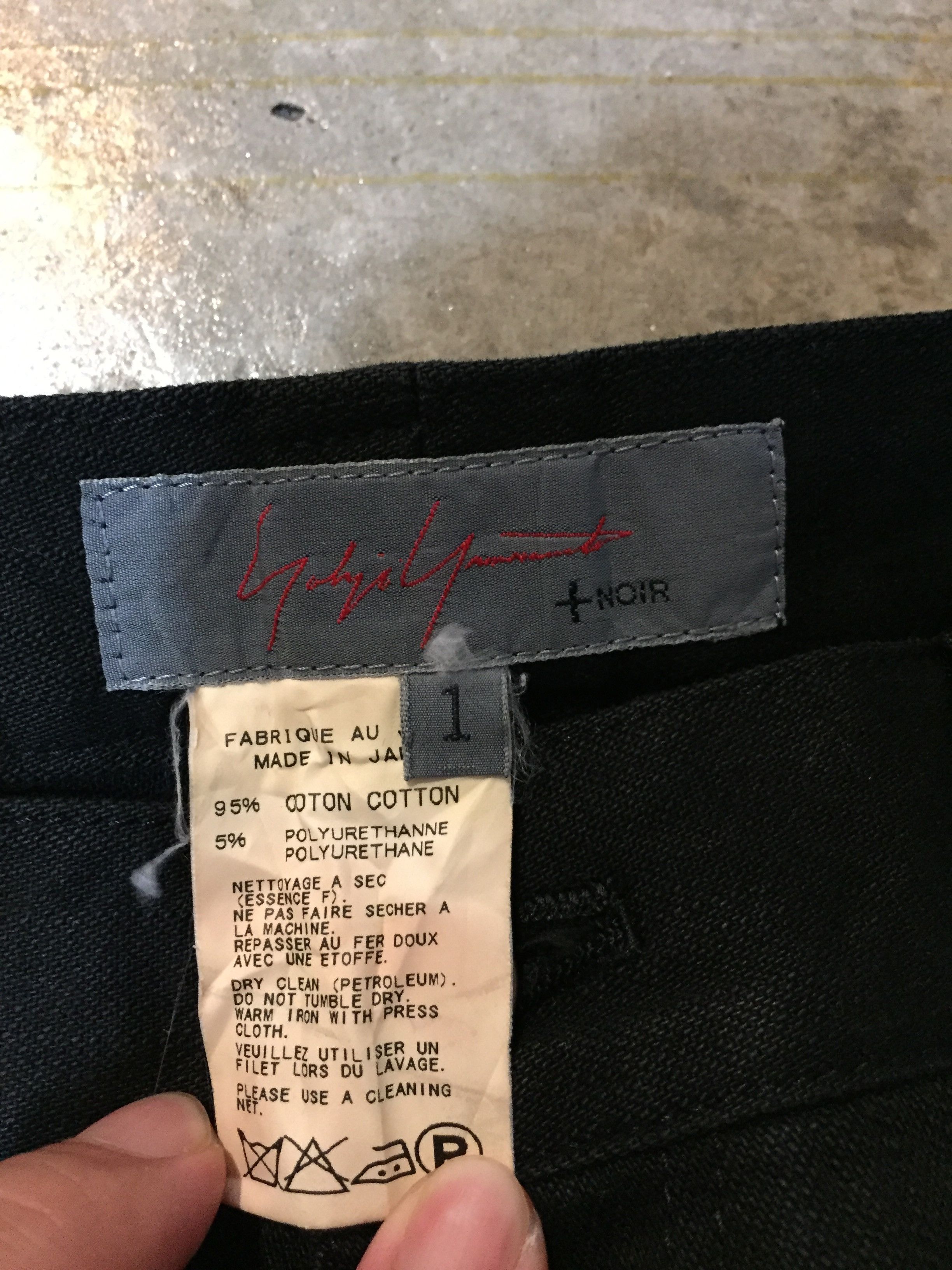 Yohji Yamamoto Yohji Yamamoto Noir Black pants Size 27" / US 4 / IT 40 - 6 Thumbnail