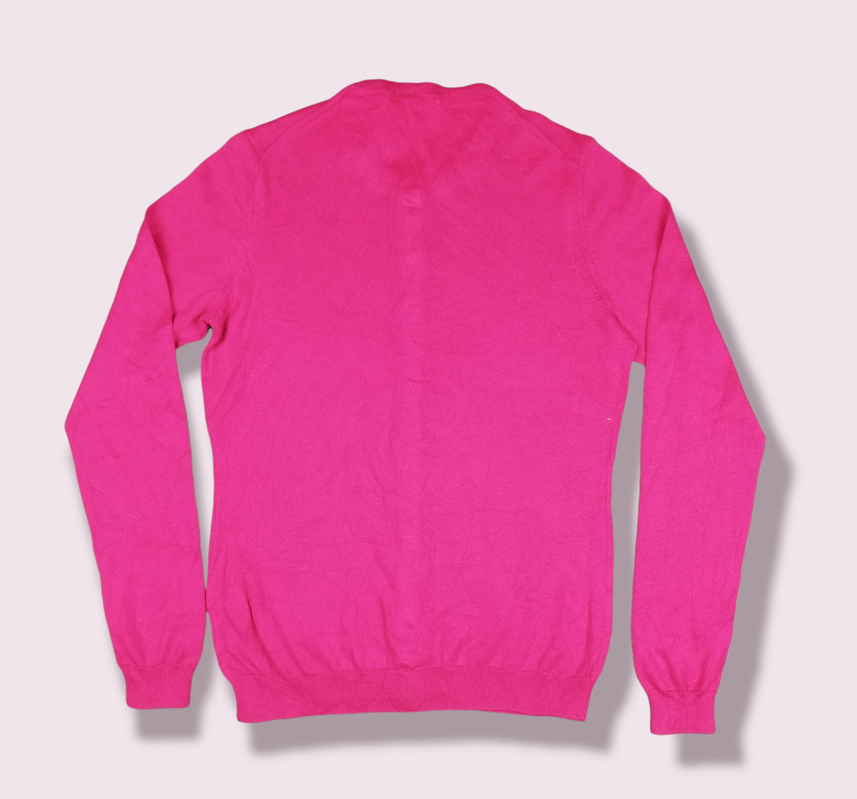 Uniqlo New With Tag Uniqlo Knitwear Long Sleeve Pink Medium Women Size US L / EU 52-54 / 3 - 3 Thumbnail