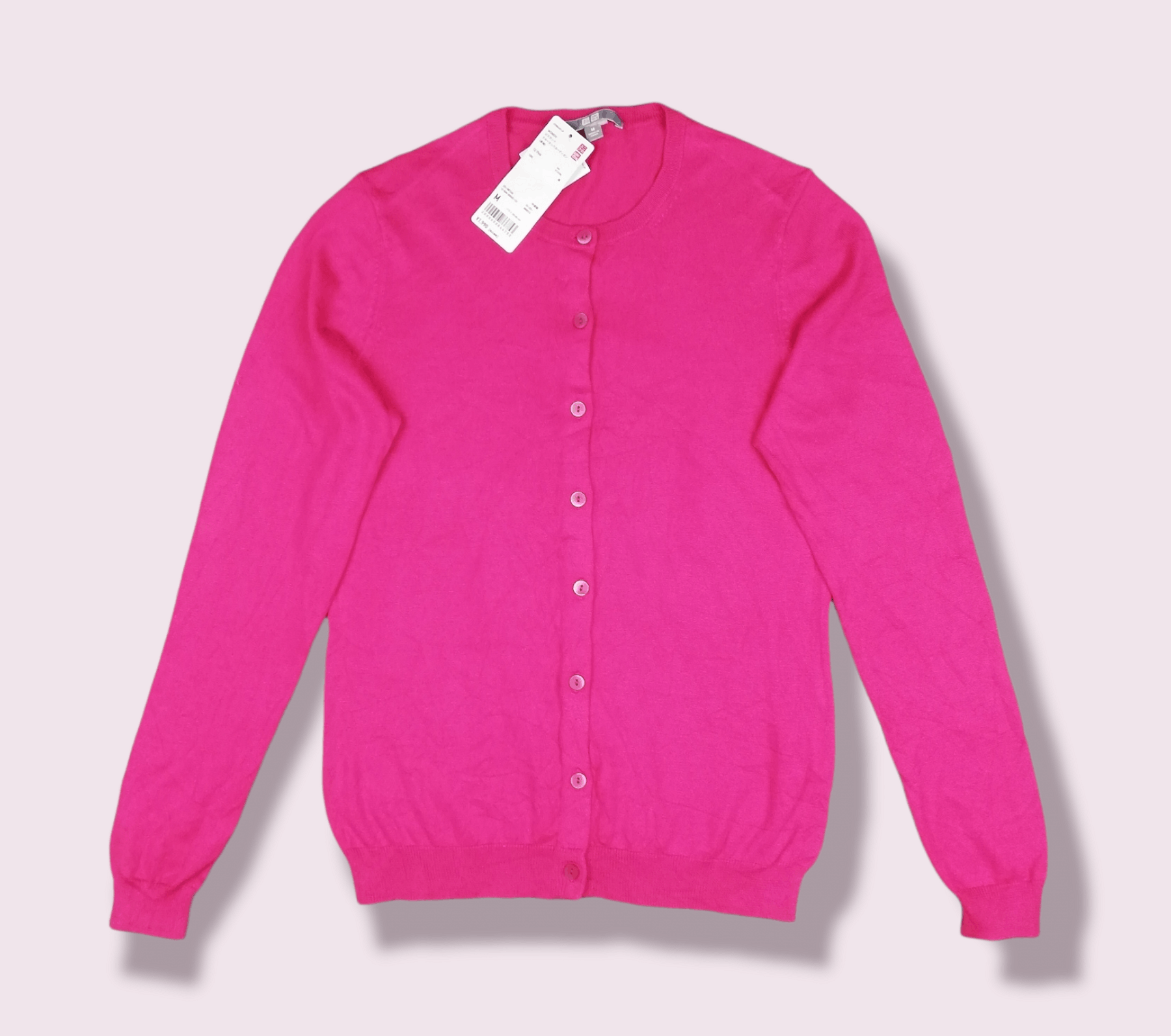 New With Tag Uniqlo Knitwear Long Sleeve Pink Medium Women