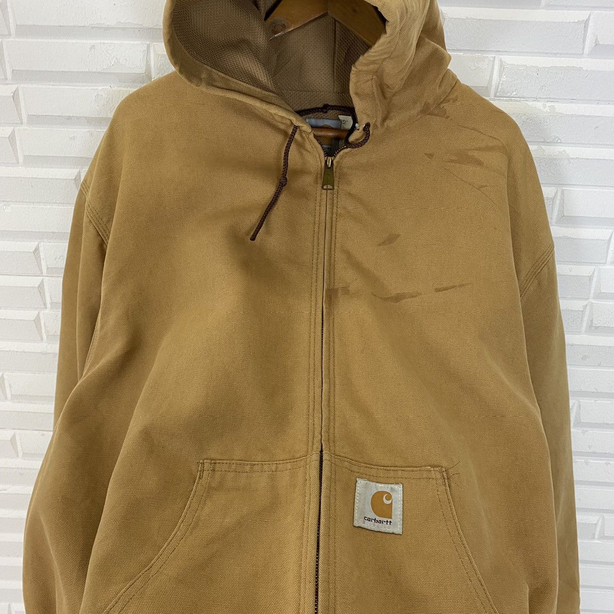 Carhartt VINTAGE CARHARTT HOODIE ZIPPER JACKET MADE IN USA Size US XXL / EU 58 / 5 - 7 Thumbnail