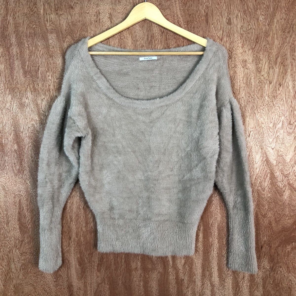 Homespun Knitwear × Japanese Brand Emma Taylor Brown Faded Mohair Knitwear #c394 Size M / US 6-8 / IT 42-44 - 3 Thumbnail