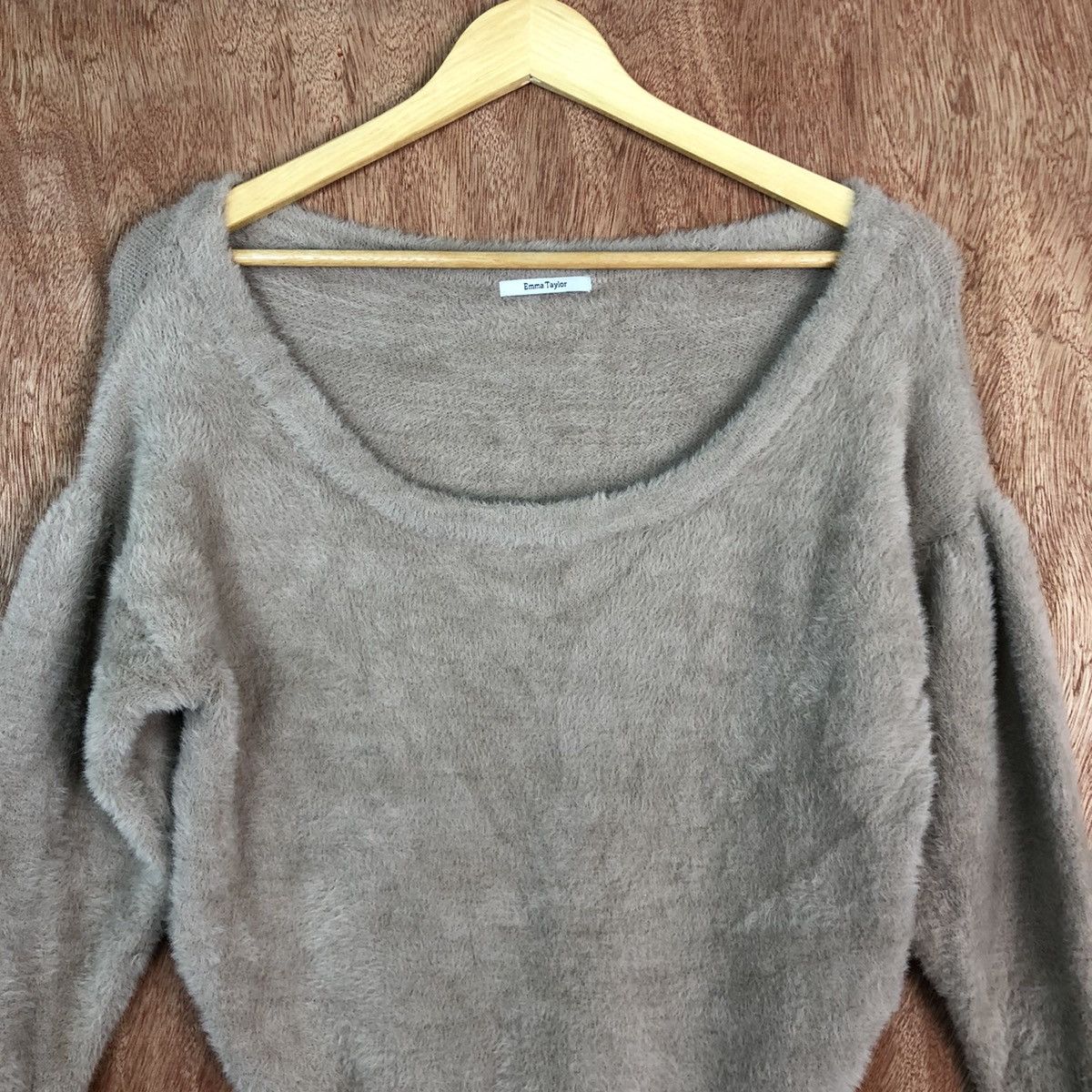 Homespun Knitwear × Japanese Brand Emma Taylor Brown Faded Mohair Knitwear #c394 Size M / US 6-8 / IT 42-44 - 2 Thumbnail