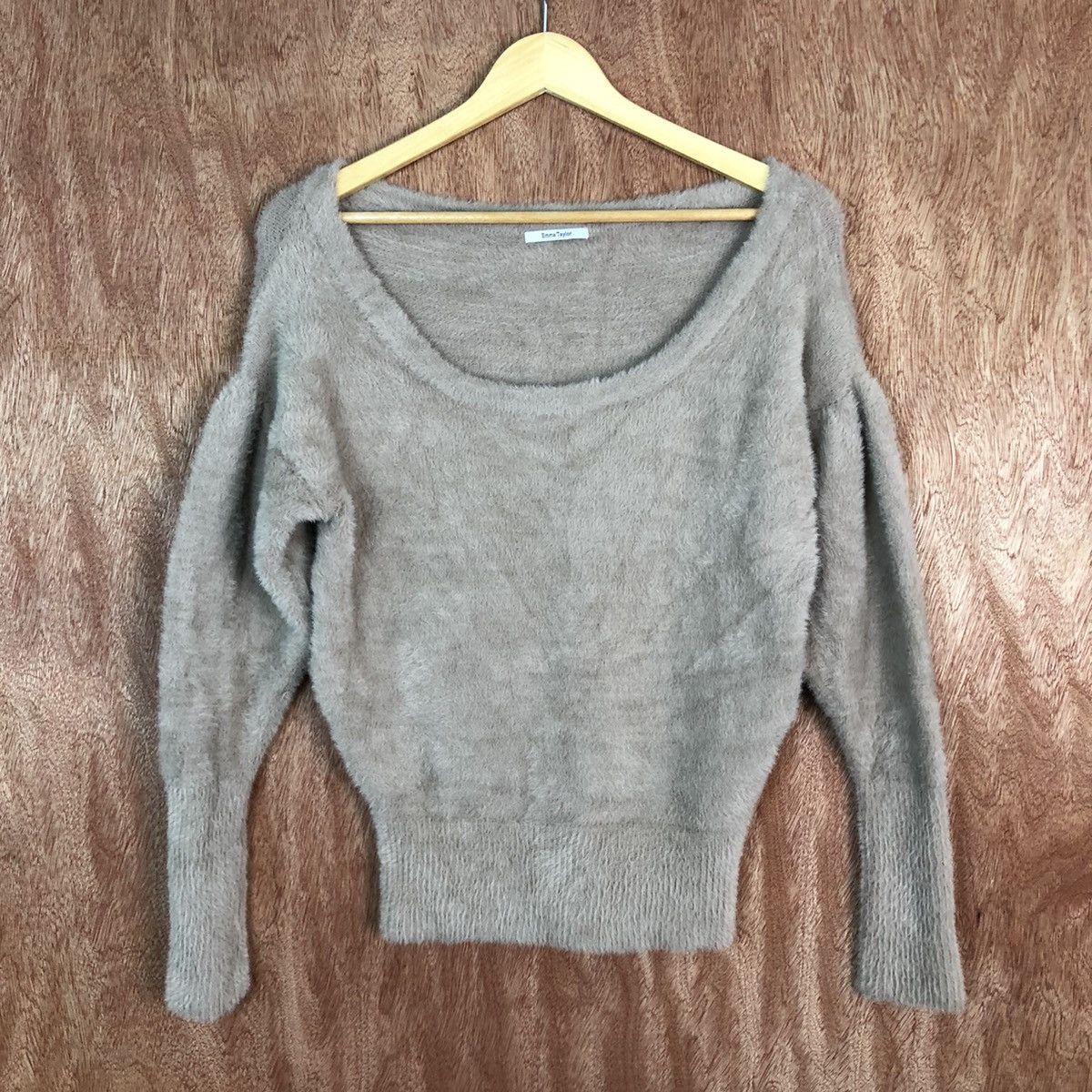 Homespun Knitwear × Japanese Brand Emma Taylor Brown Faded Mohair Knitwear #c394 Size M / US 6-8 / IT 42-44 - 1 Thumbnail