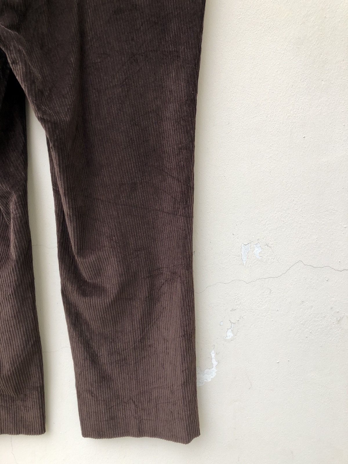 Pal Zileri Vintage 90s Pal Zileri Dark Brown Corduroy Trouser Pant Size US 34 / EU 50 - 19 Thumbnail
