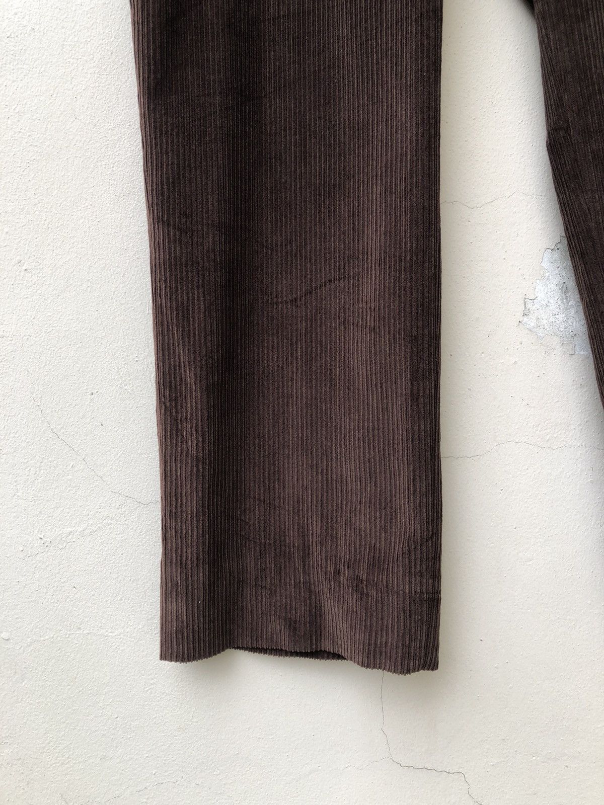 Pal Zileri Vintage 90s Pal Zileri Dark Brown Corduroy Trouser Pant Size US 34 / EU 50 - 10 Thumbnail