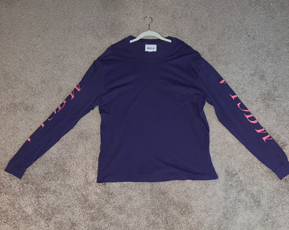 Pacsun Mr. Completely MRCLA Purple Long Sleeve Graphic Shirt Size US M / EU 48-50 / 2 - 4 Thumbnail