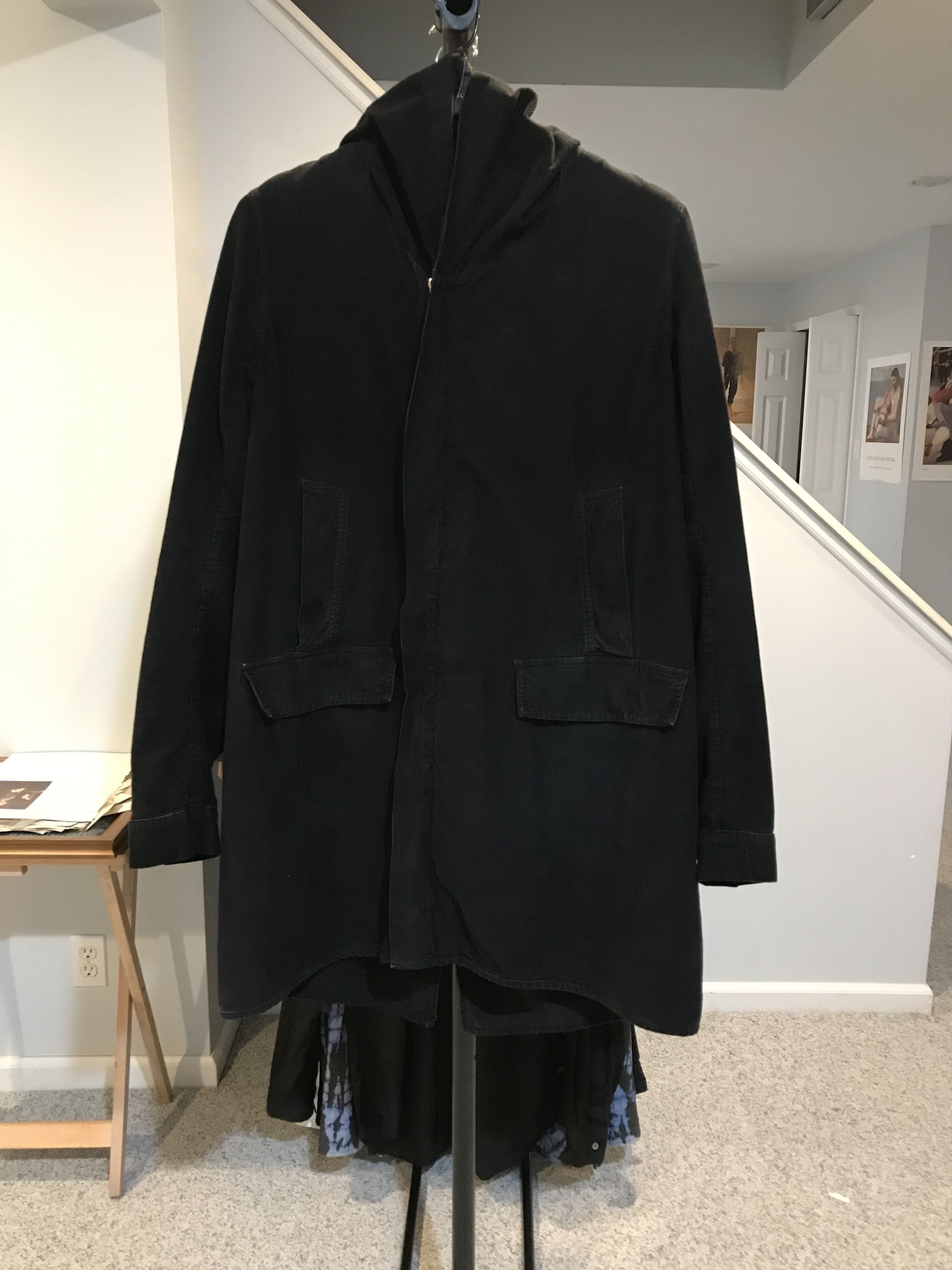 Rick Owens FW05 Crushed Velvet Parka Size US S / EU 44-46 / 1 - 2 Thumbnail