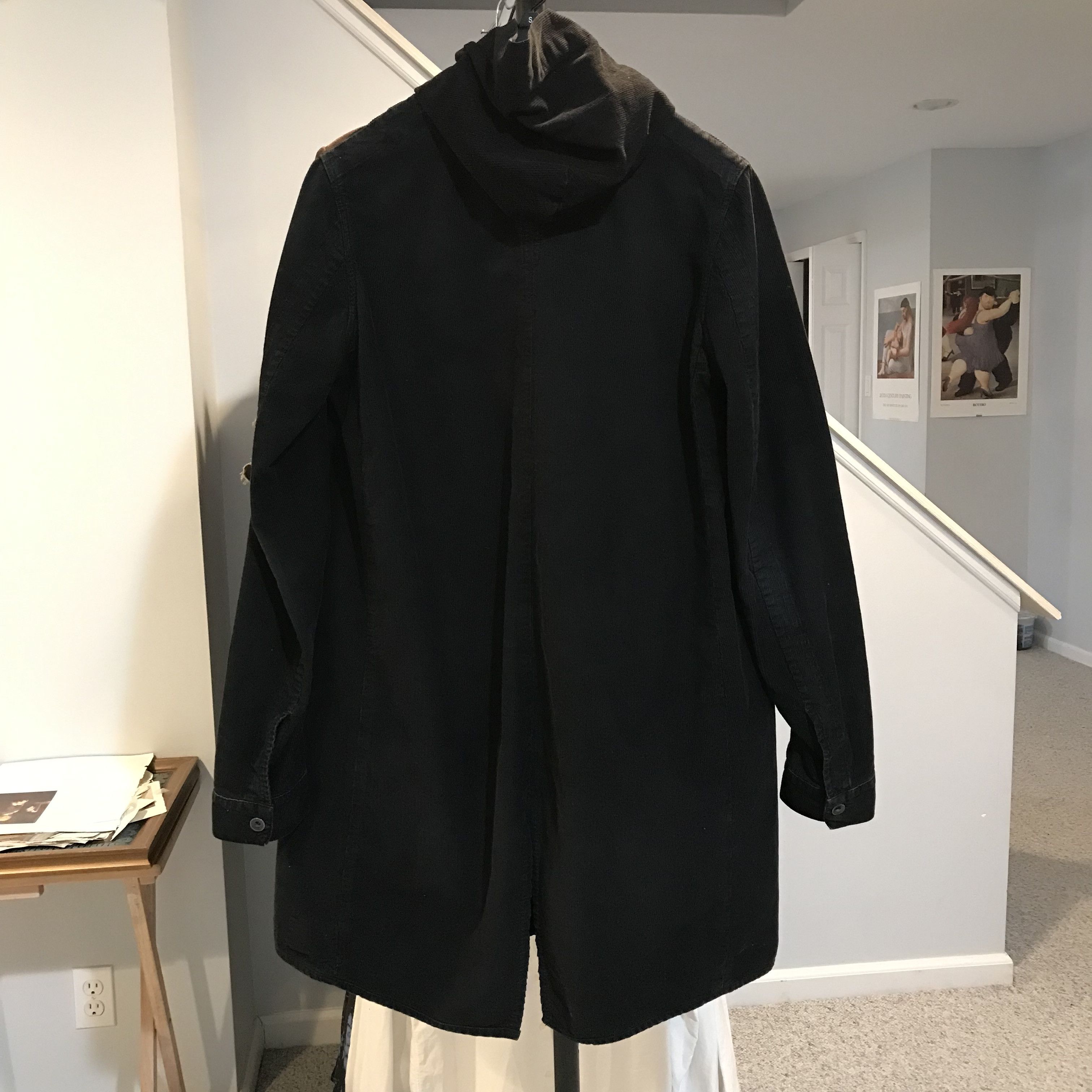 Rick Owens FW05 Crushed Velvet Parka Size US S / EU 44-46 / 1 - 1 Thumbnail