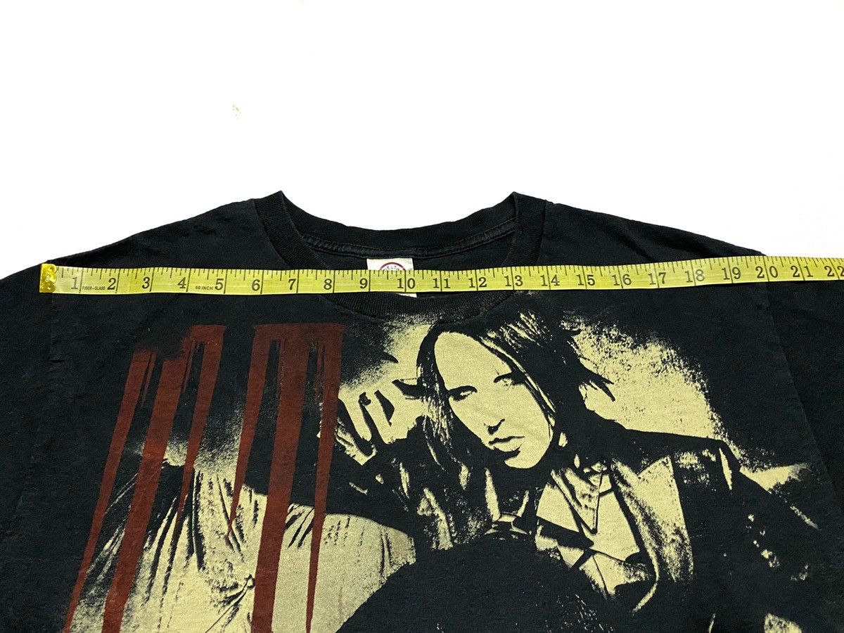 Band Tees × Marilyn Manson × Vintage Vintage Marilyn Manson Overprint Tee Size US L / EU 52-54 / 3 - 10 Thumbnail