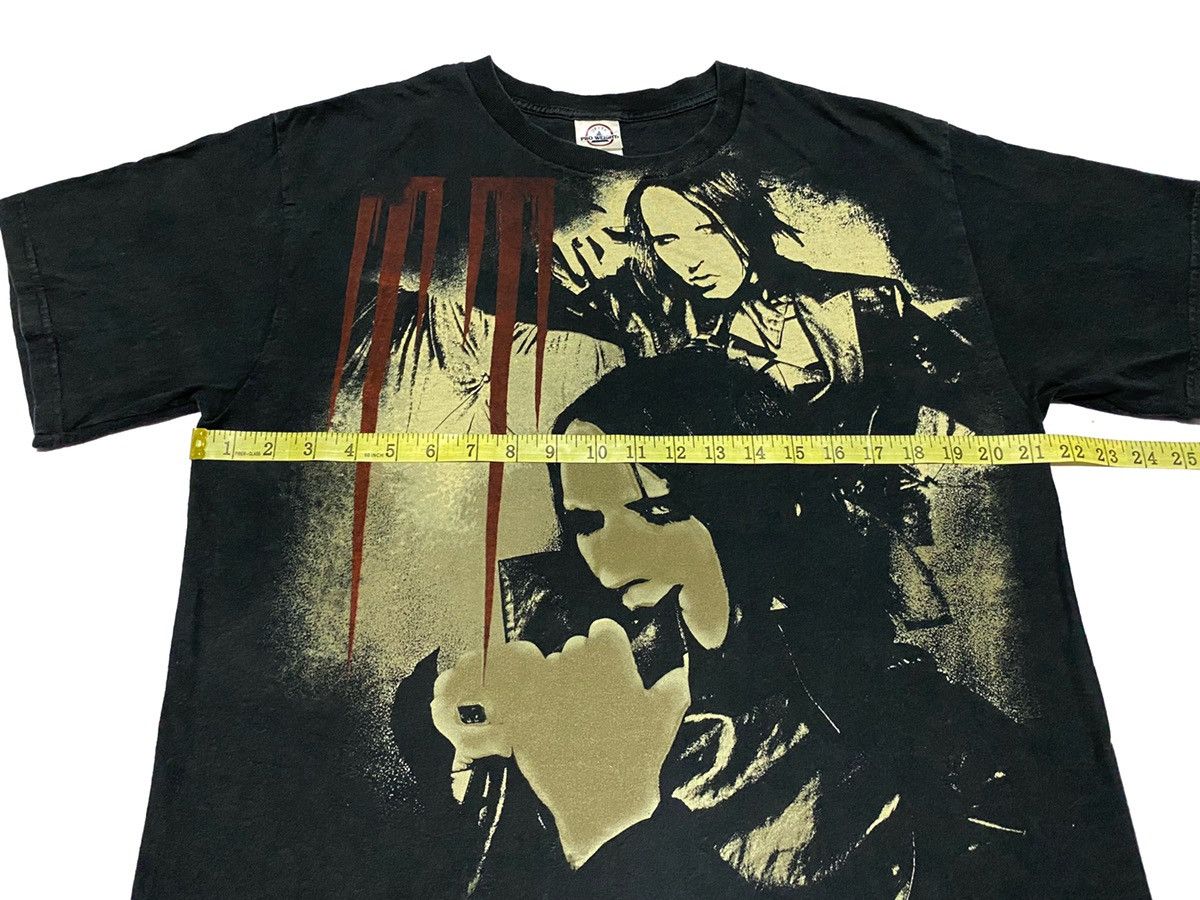 Band Tees × Marilyn Manson × Vintage Vintage Marilyn Manson Overprint Tee Size US L / EU 52-54 / 3 - 8 Thumbnail