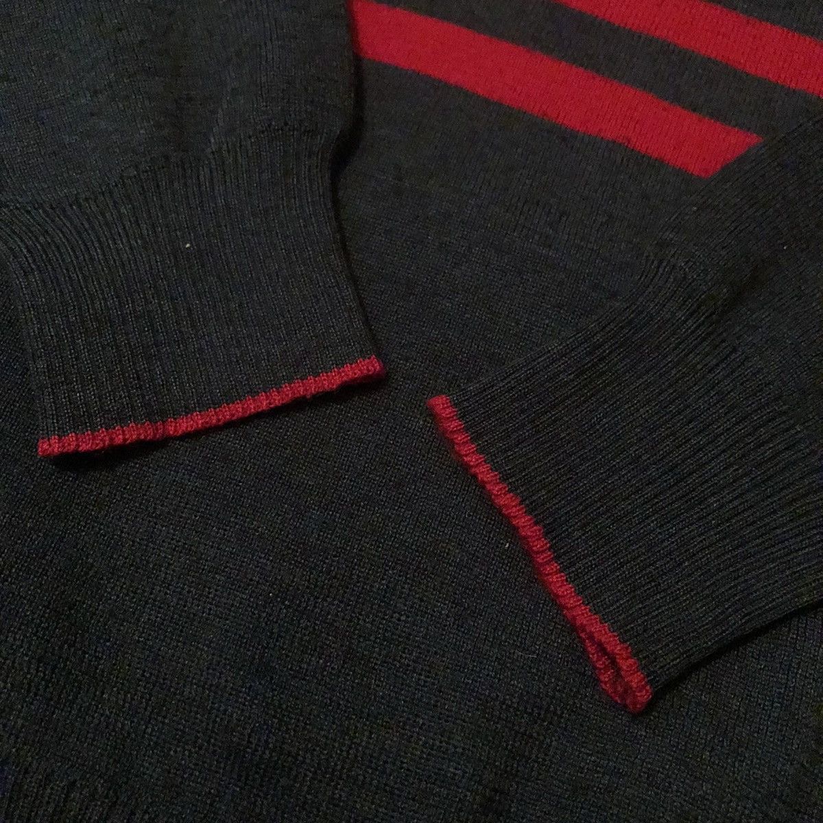 Handmade Vintage 80s Cabrini Classic Ireland Made Stripe Knit Sweater Size US M / EU 48-50 / 2 - 5 Thumbnail